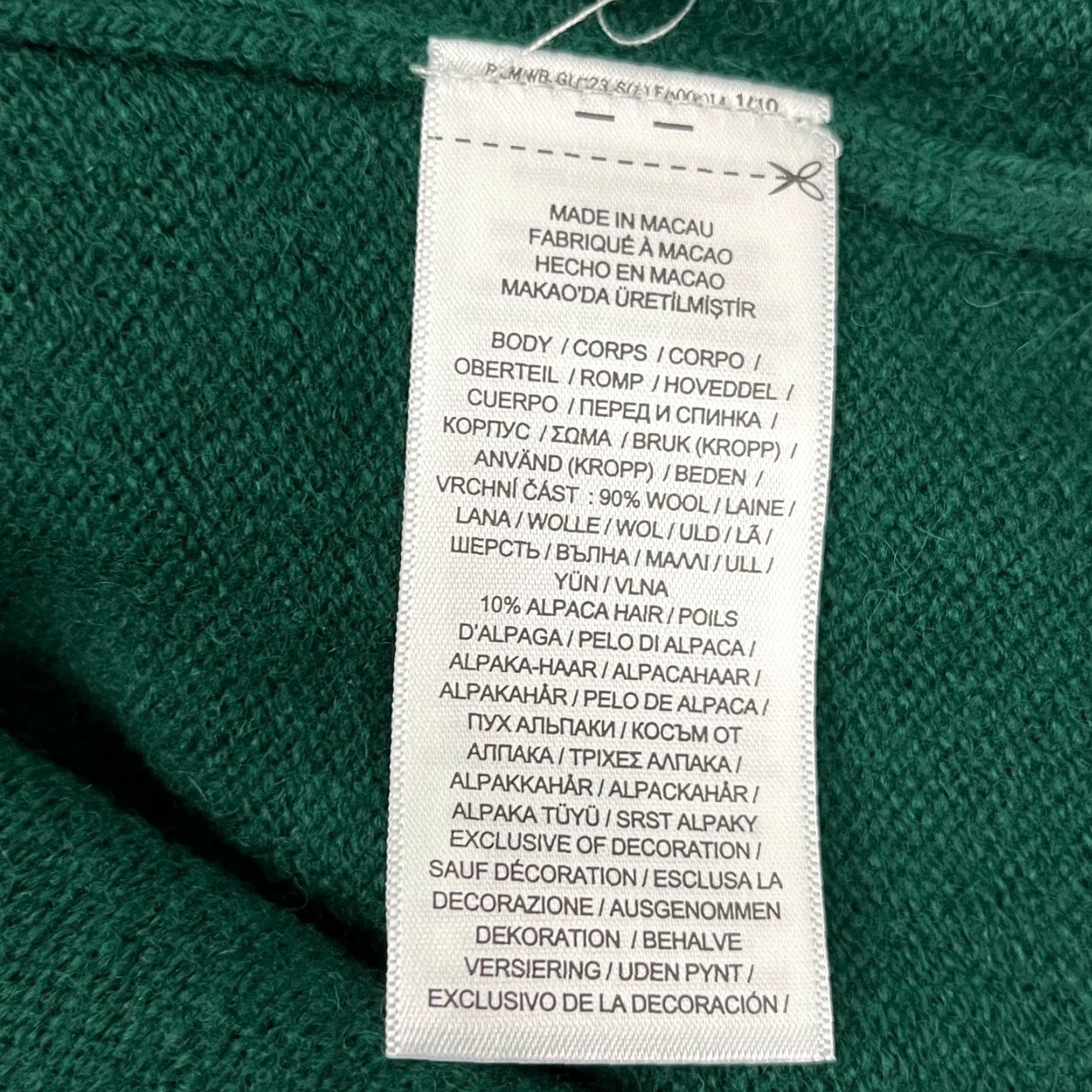 Polo Ralph Lauren Polo Ralph Lauren Sweater Mens S Green 1/4 Zip Pullover Wool Alpaca NEW Size US S / EU 44-46 / 1 - 3 Thumbnail