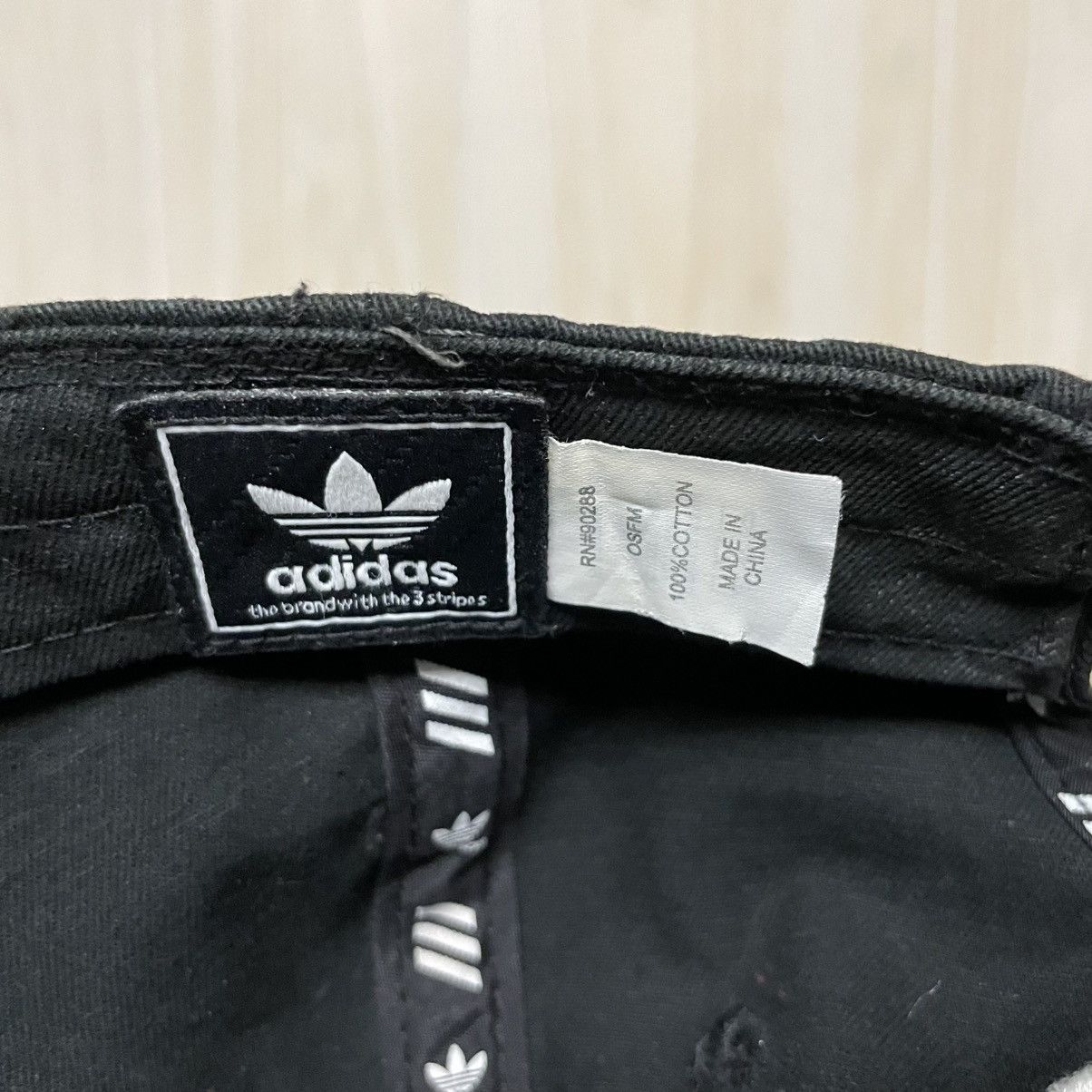 Adidas Adidas Strapback Black Trefoil Logo Adjustable Mens Hat Size ONE SIZE - 13 Thumbnail