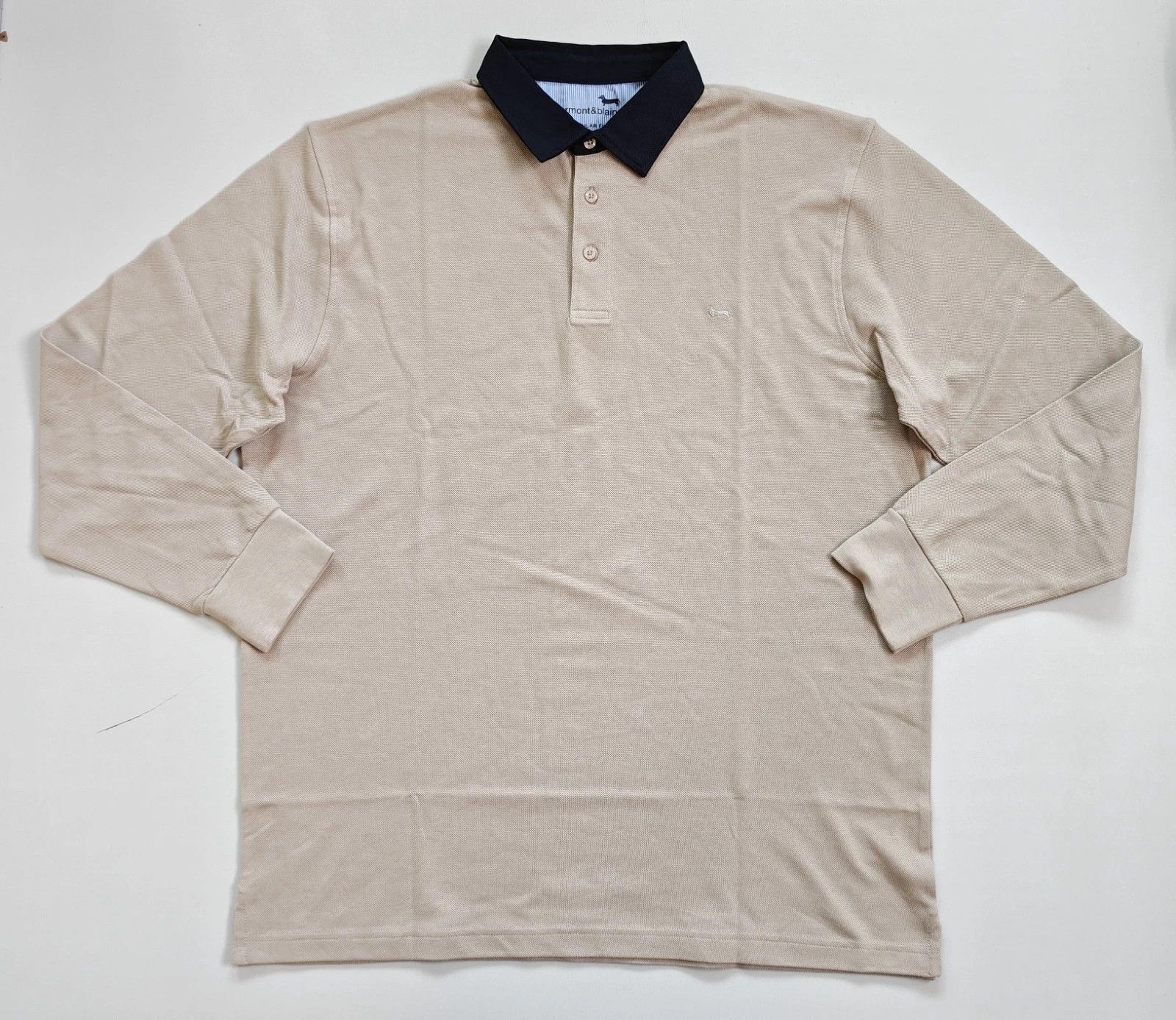 Harmont & Blaine Harmont & Blaine Longsleeves Polo Shirt ASM/2116 Size US XXL / EU 58 / 5 - 2 Thumbnail