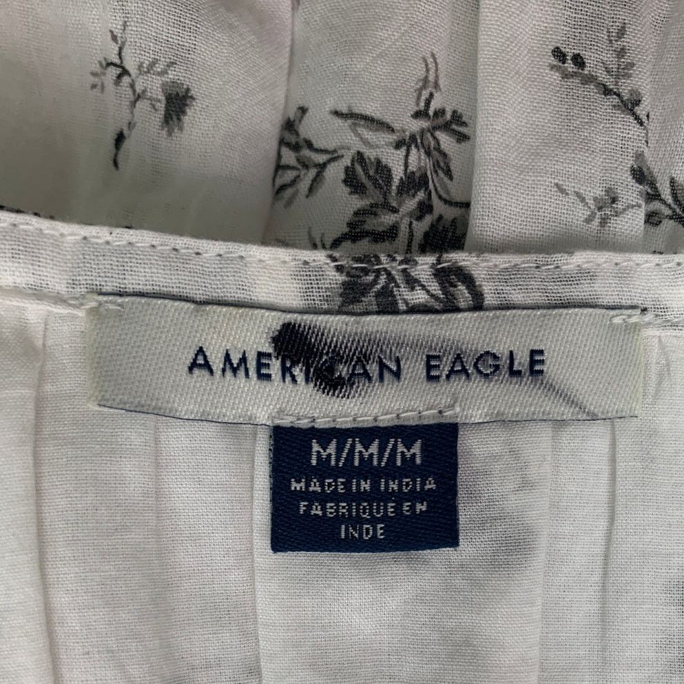 American Eagle Outfitters New American Eagle Womens Medium Open Tie Halter Tank Top Size M / US 6-8 / IT 42-44 - 3 Thumbnail