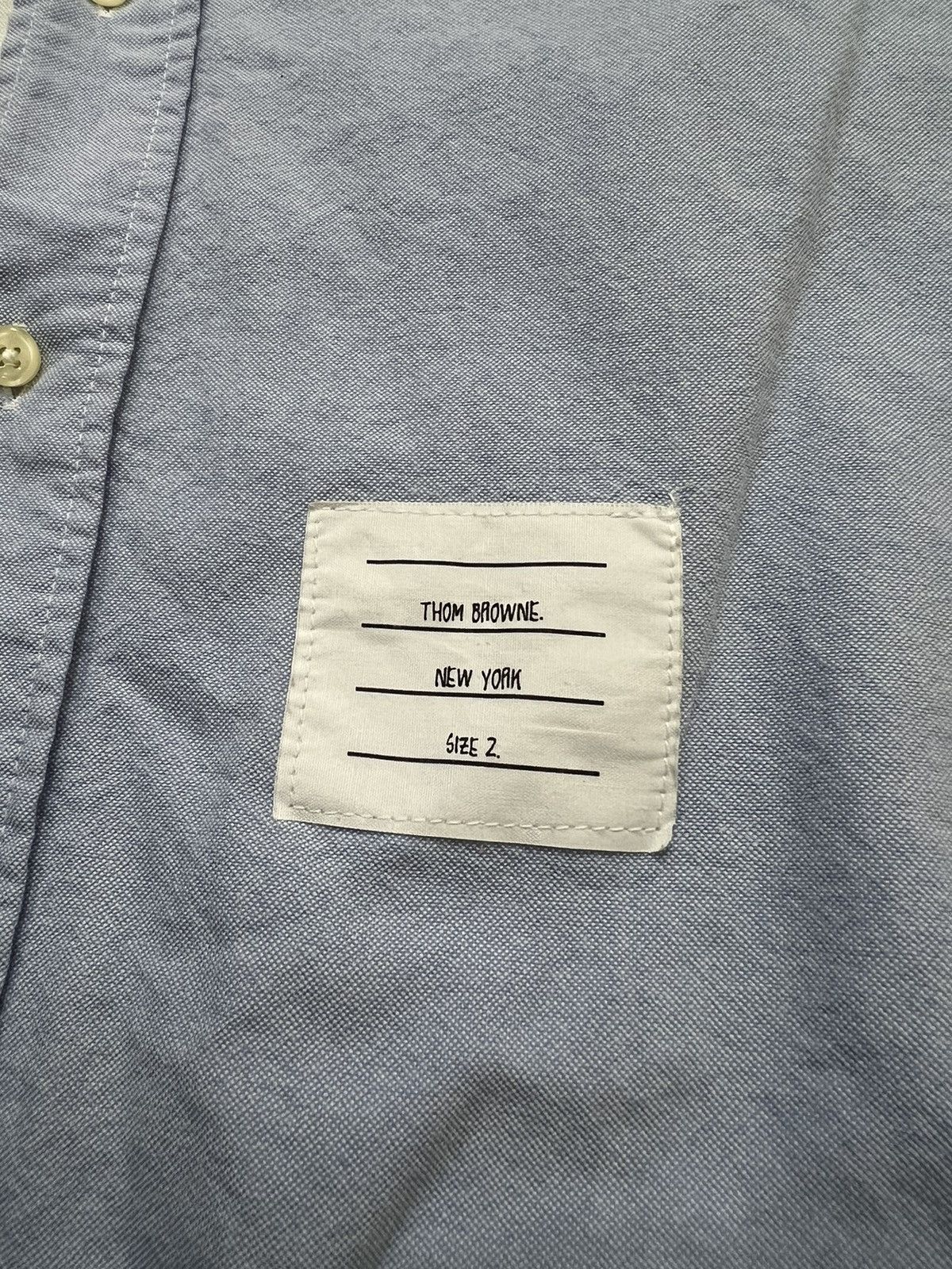 Thom Browne 2000s Thom Browne Hybrid Oxford Shirt Size US M / EU 48-50 / 2 - 3 Thumbnail