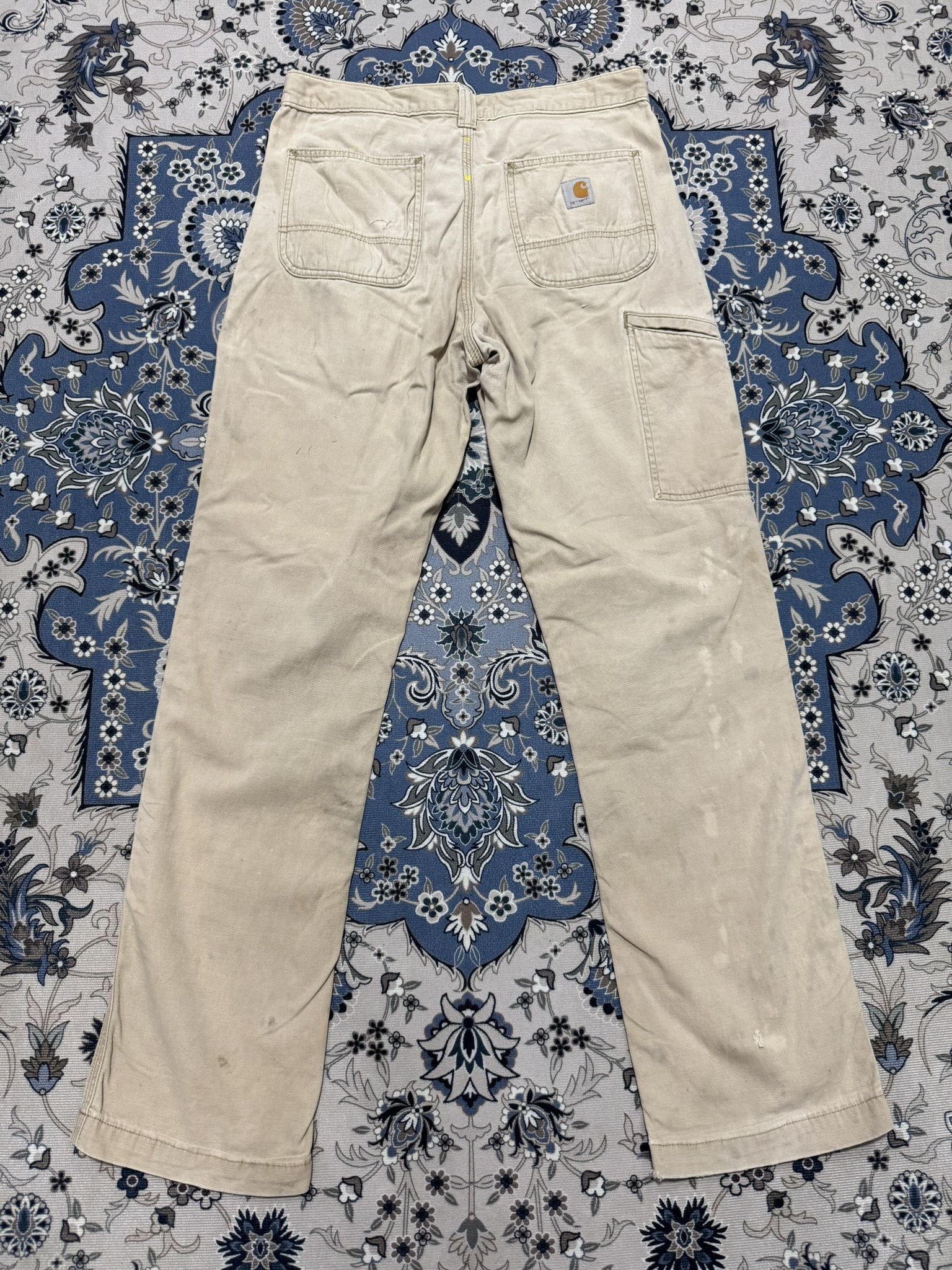 Carhartt × Carhartt Wip Vintage Carhartt Workers Painter Distressed Carpenter Pants Size US 30 / EU 46 - 7 Thumbnail