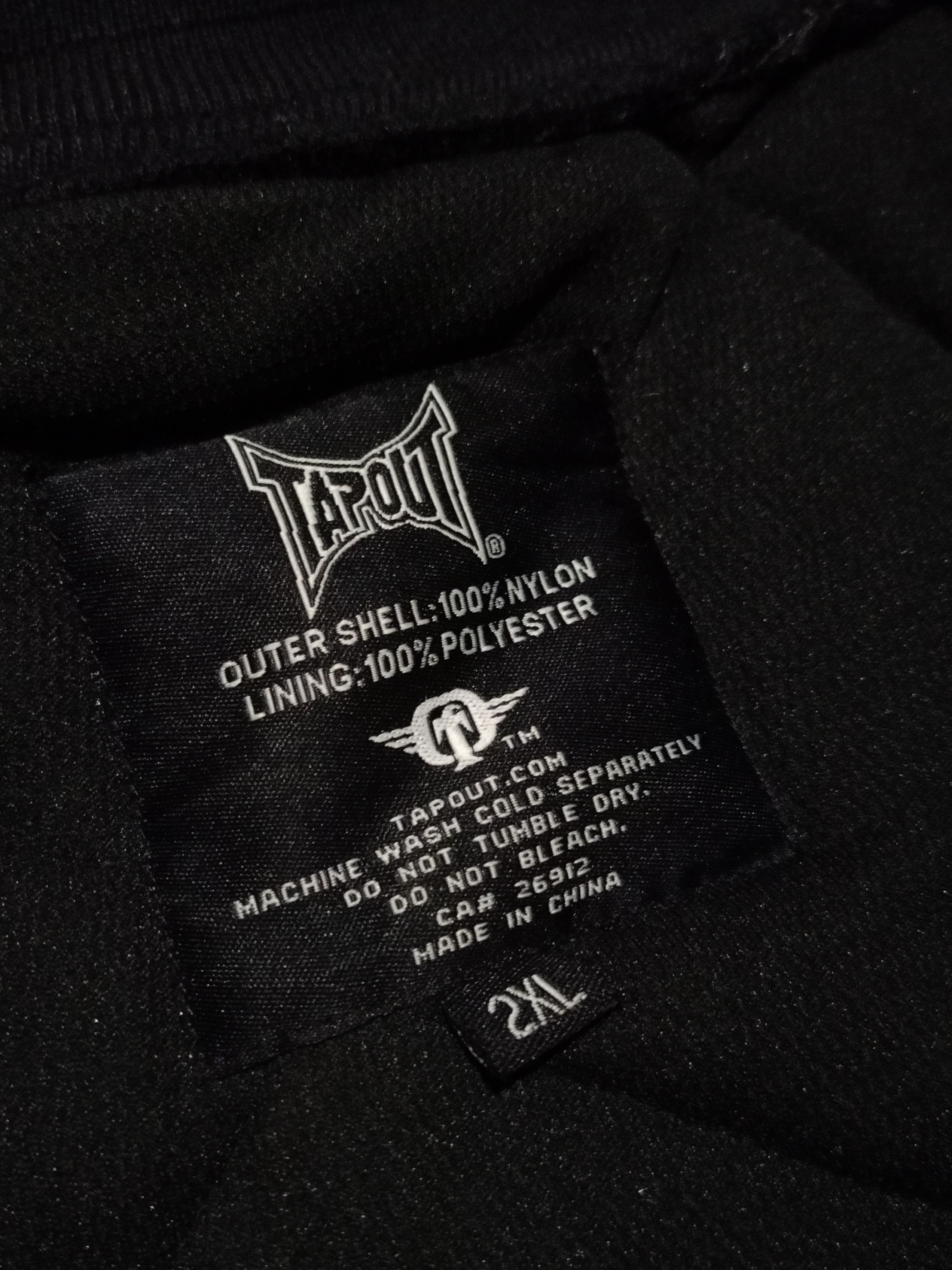 City Streets 🔥 Tapout Black Jacket XXL Quilted Bombers Streetwear 🔥 Size US XXL / EU 58 / 5 - 5 Thumbnail