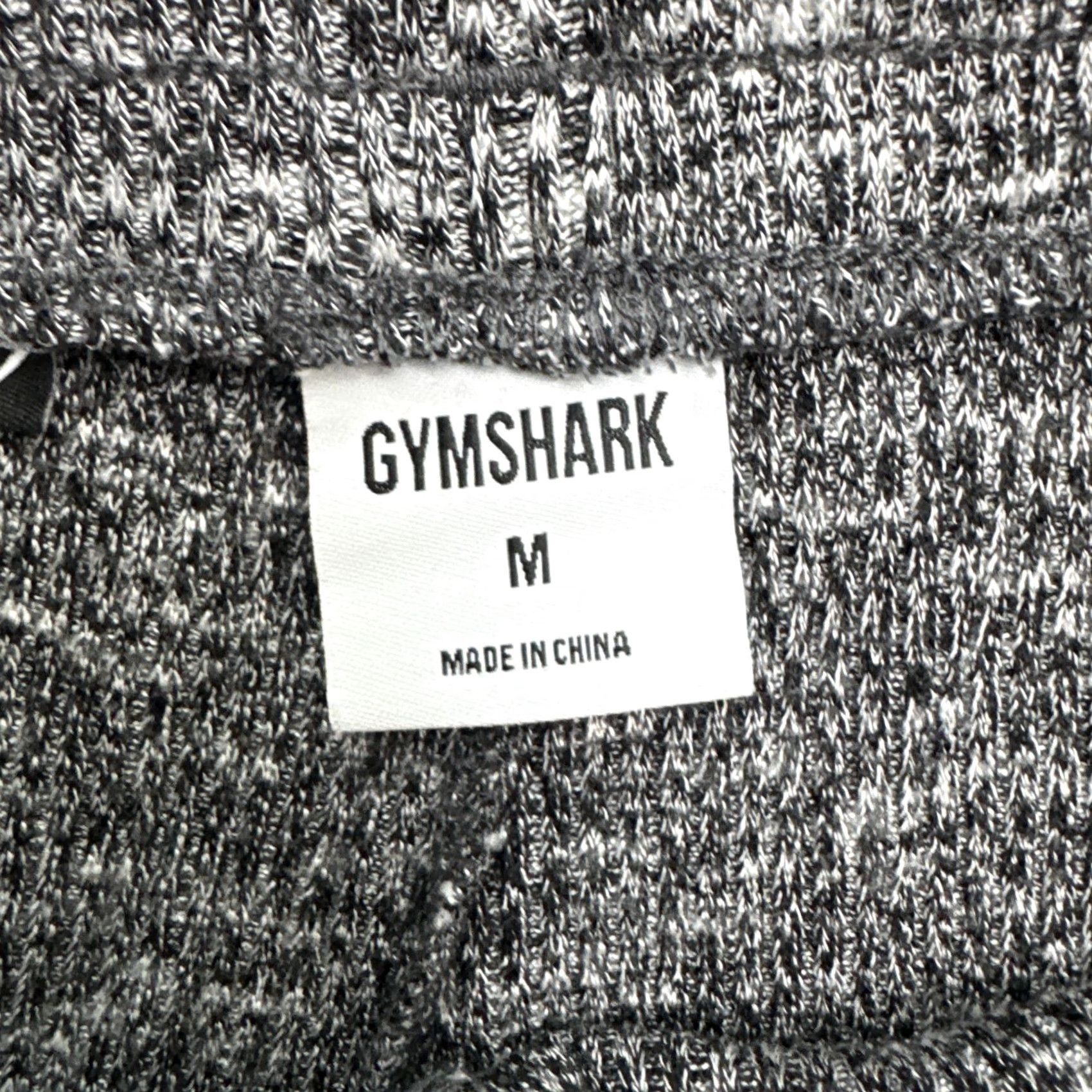 Gymshark Gymshark Leggings Womens Medium Marled Gray Slounge Ribbed Knit Activewear Sweatpants Size 32" / US 10 / IT 46 - 7 Thumbnail