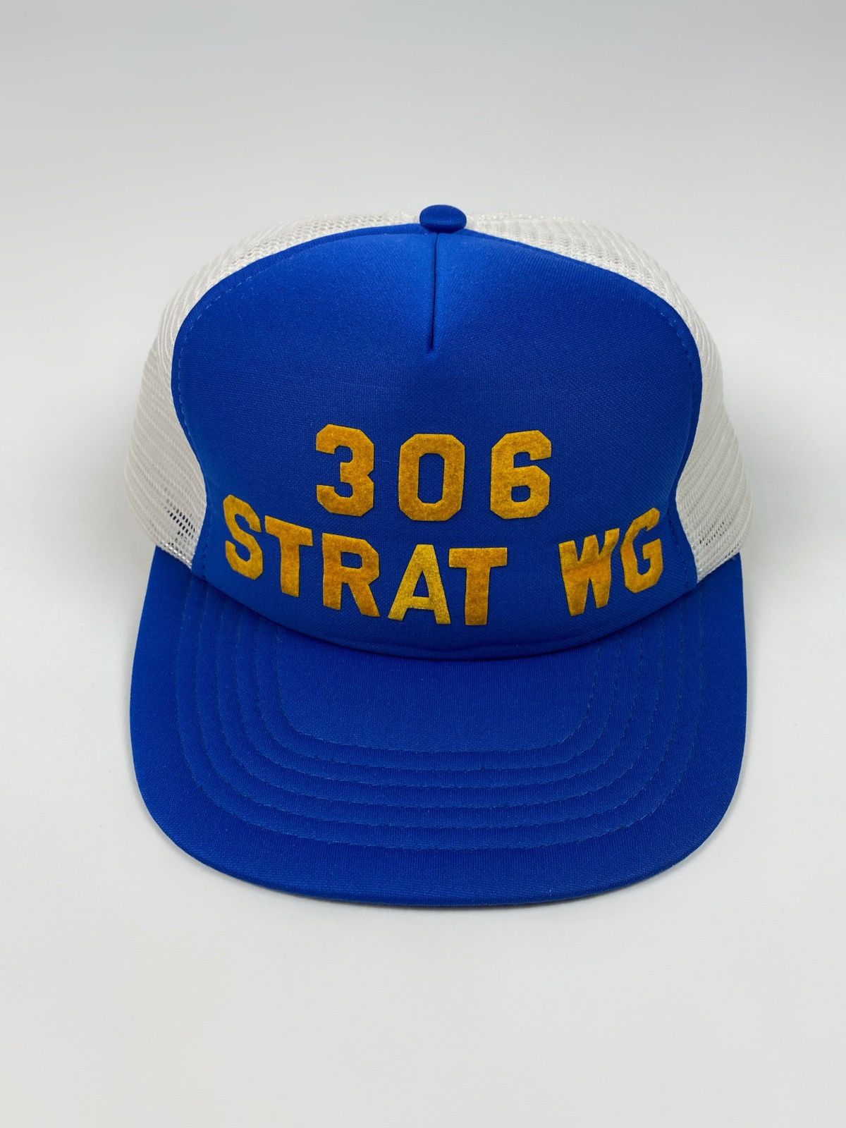 Vintage 1990’s Vintage US Air Force 306th Strategic Wing Trucker Hat Size ONE SIZE - 2 Thumbnail