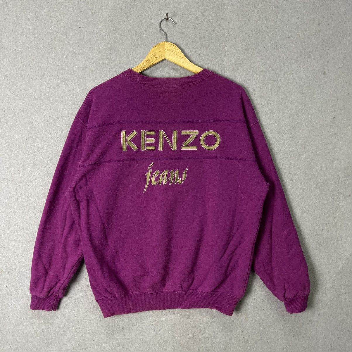 Kenzo Late 1990s Kenzo Jeans Logo Crewneck Sweatshirt(c.1997–1999) Size US M / EU 48-50 / 2 - 1 Thumbnail