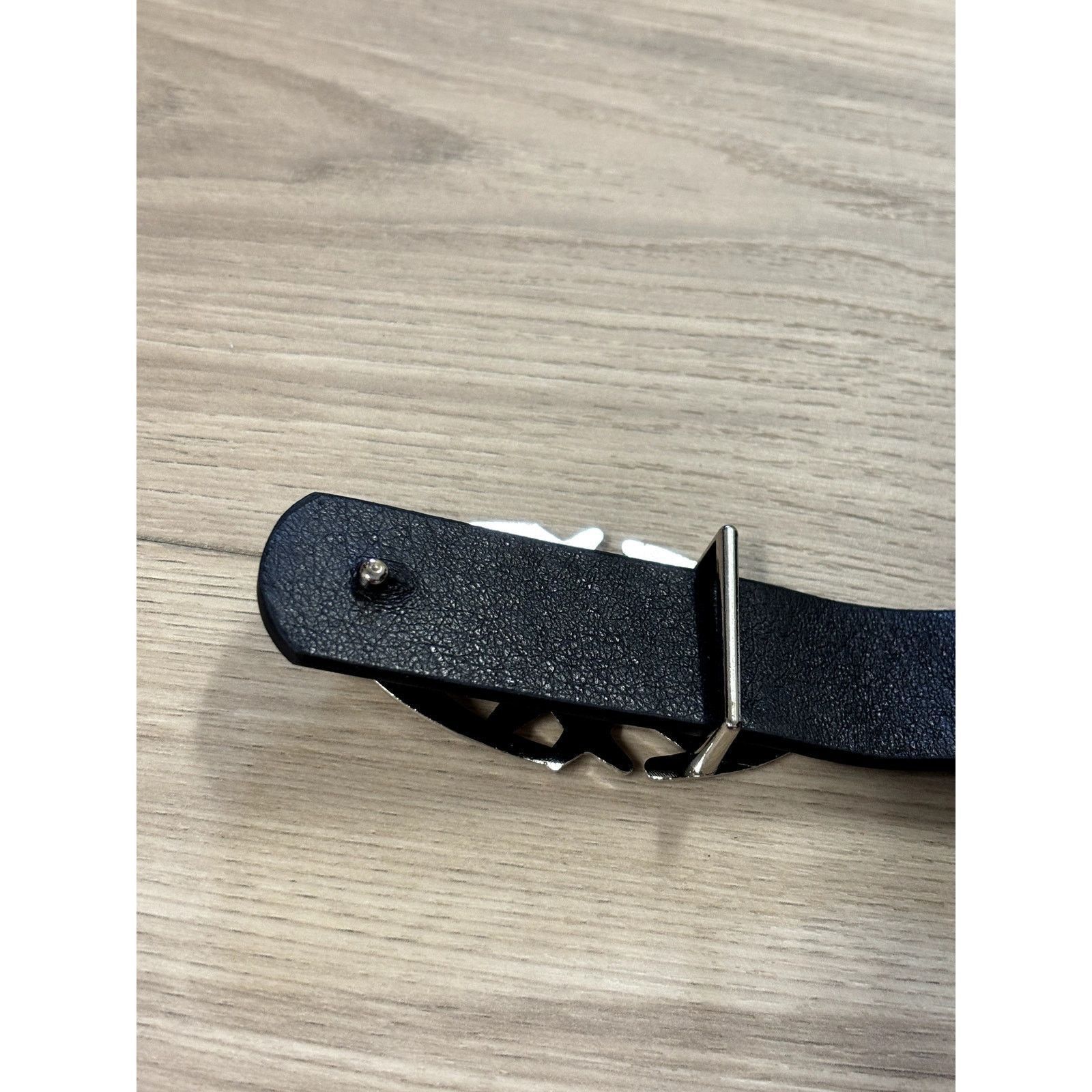 Japanese Brand Black Triple Star Belt Size 30 - 2 Thumbnail