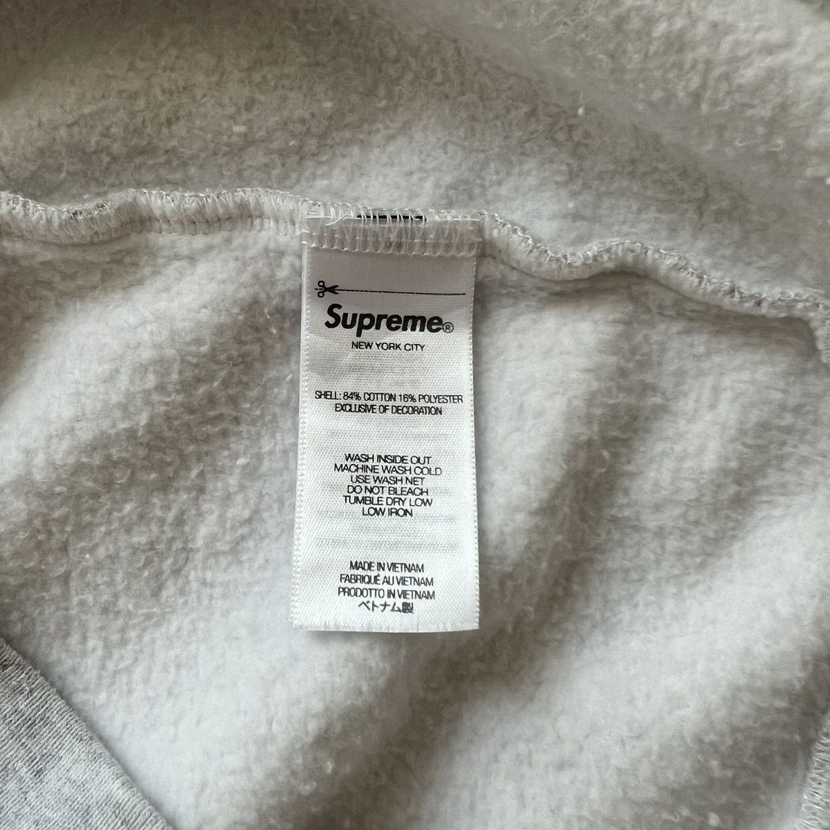 Supreme Supreme Work Zip Up Hooded Sweatshirt Grey XL Size US XL / EU 56 / 4 - 7 Thumbnail