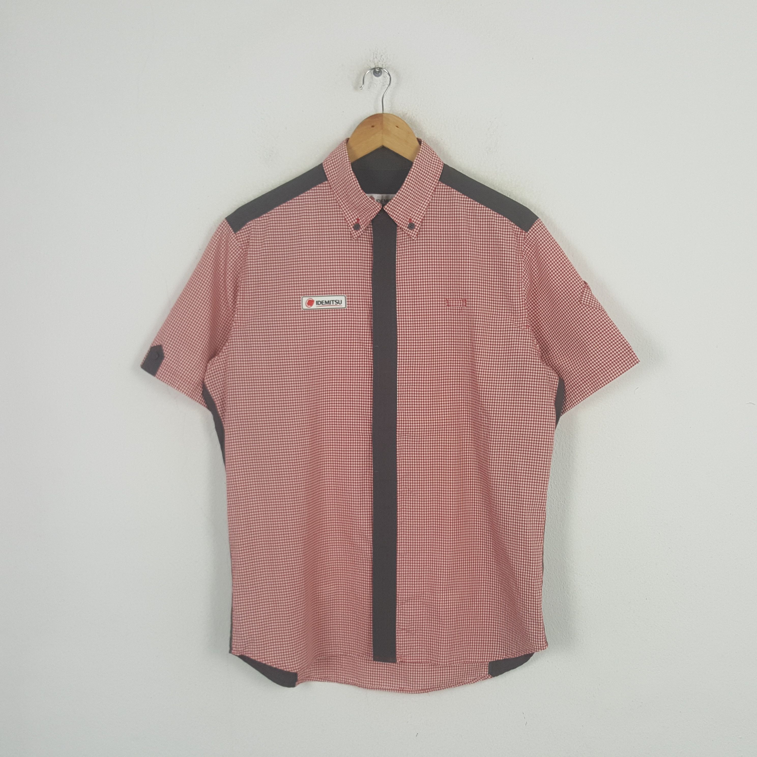 Japanese Brand Vintage Idemitsu Japanese Lubricant Work Shirt C301N1 Size US L / EU 52-54 / 3 - 3 Thumbnail