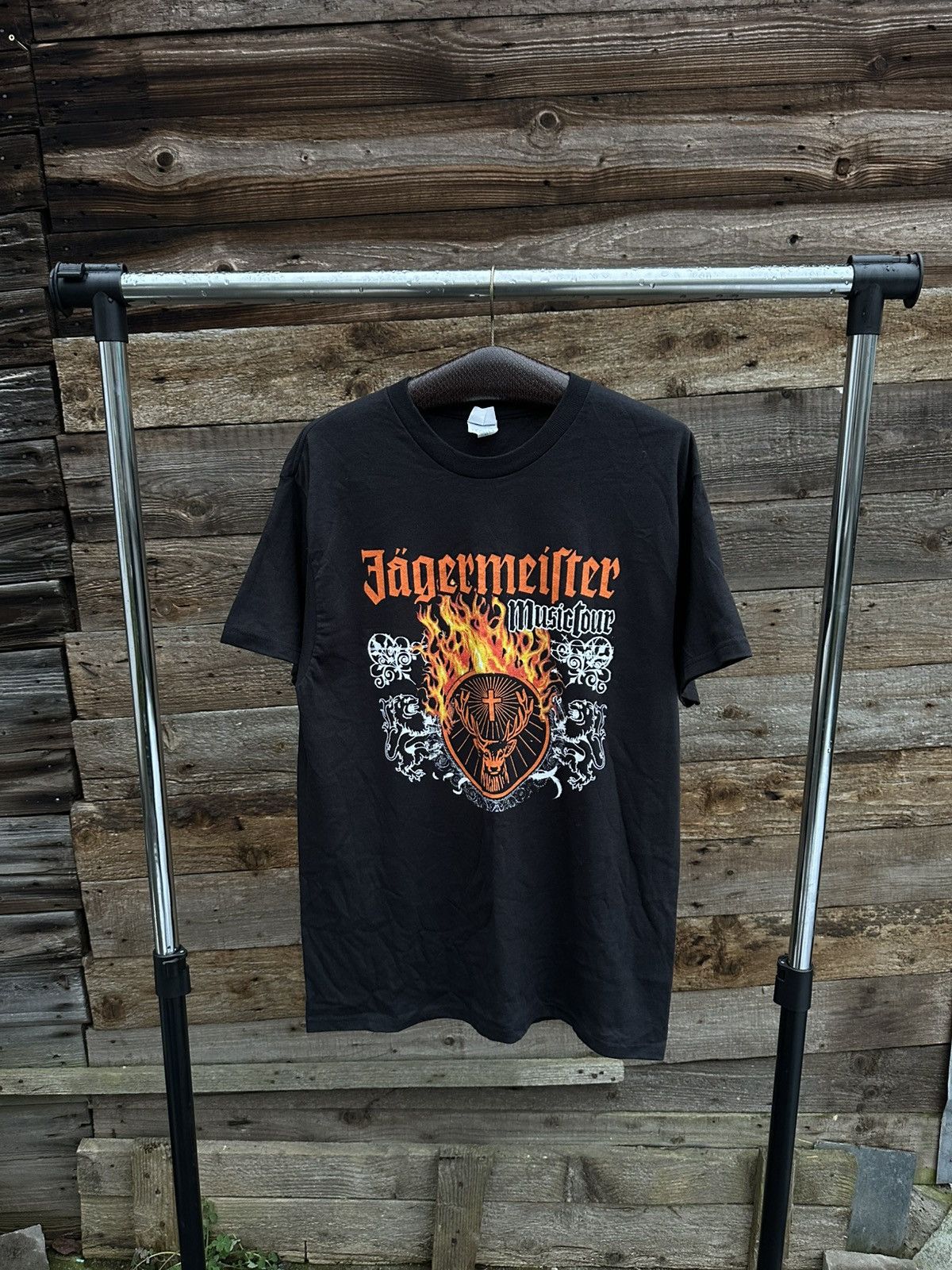 Band Tees × Vintage Vintage 00s Y2K Jaegermeister Band Tee Tour Size US L / EU 52-54 / 3 - 1 Thumbnail