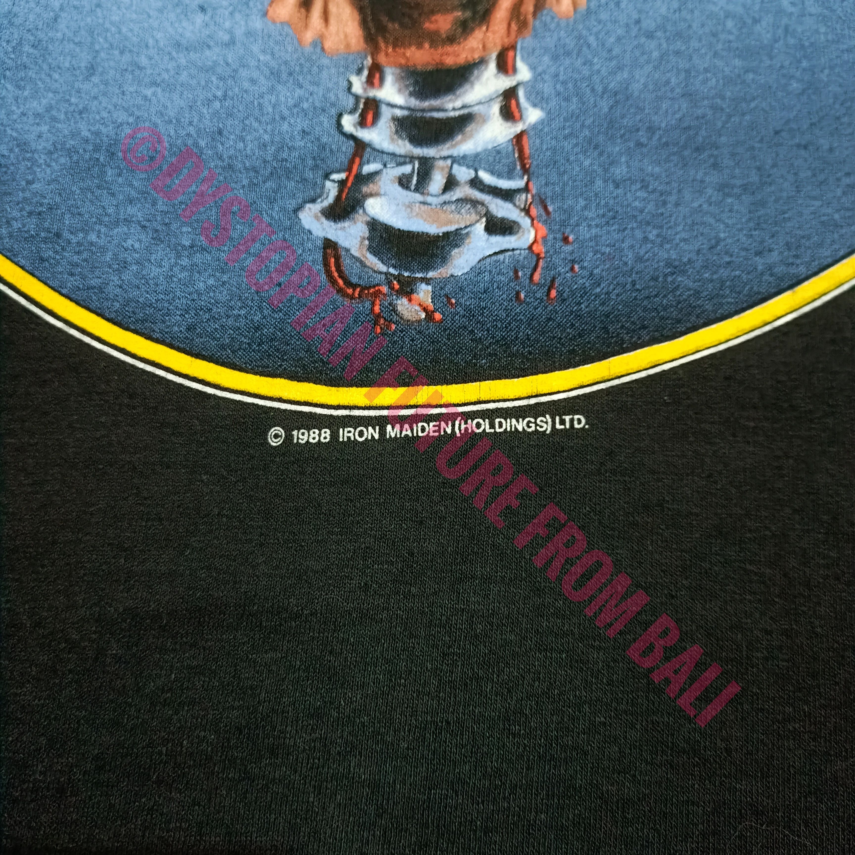 Iron Maiden Vintage 1988 Iron Maiden Can I Play With Madness Band Tshirt Size US L / EU 52-54 / 3 - 4 Thumbnail