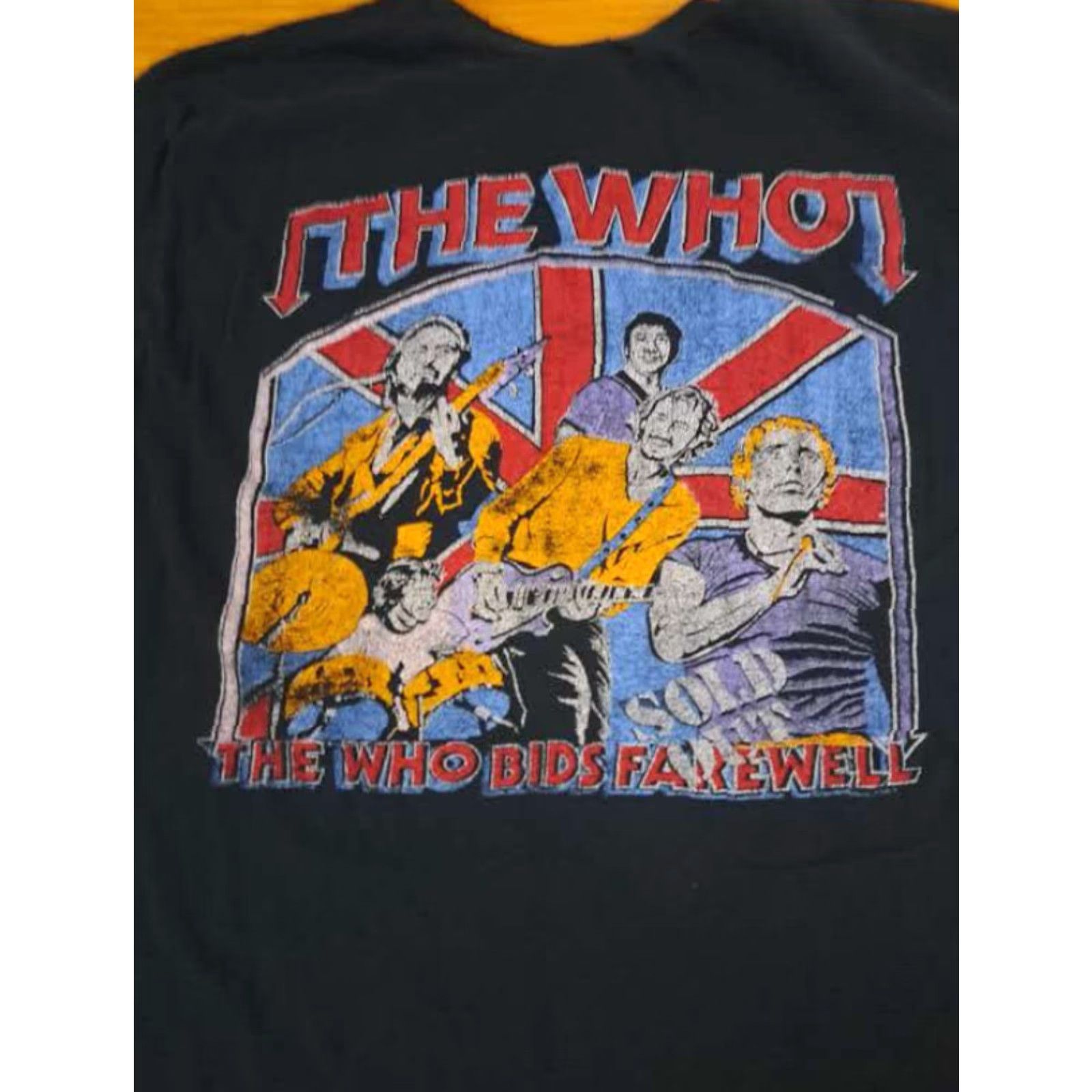 X-LARGE VINTAGE The Who T-Shirt Black XL Unisex Adults Merch Rock Tee Moon 90s Farewell Concert Merch Style Shirt Mens Womens Size US XL / EU 56 / 4 - 3 Thumbnail