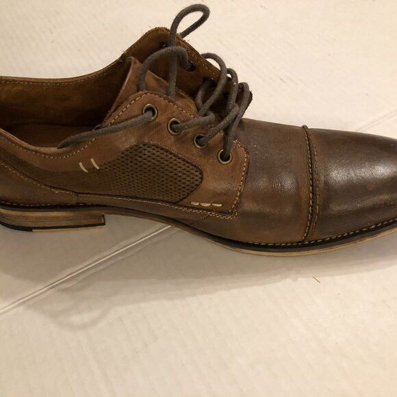 Steve Madden steve Madden men's leather Oxford dress shoes size: 9.5 Size US 9.5 / EU 42-43 - 1 Thumbnail