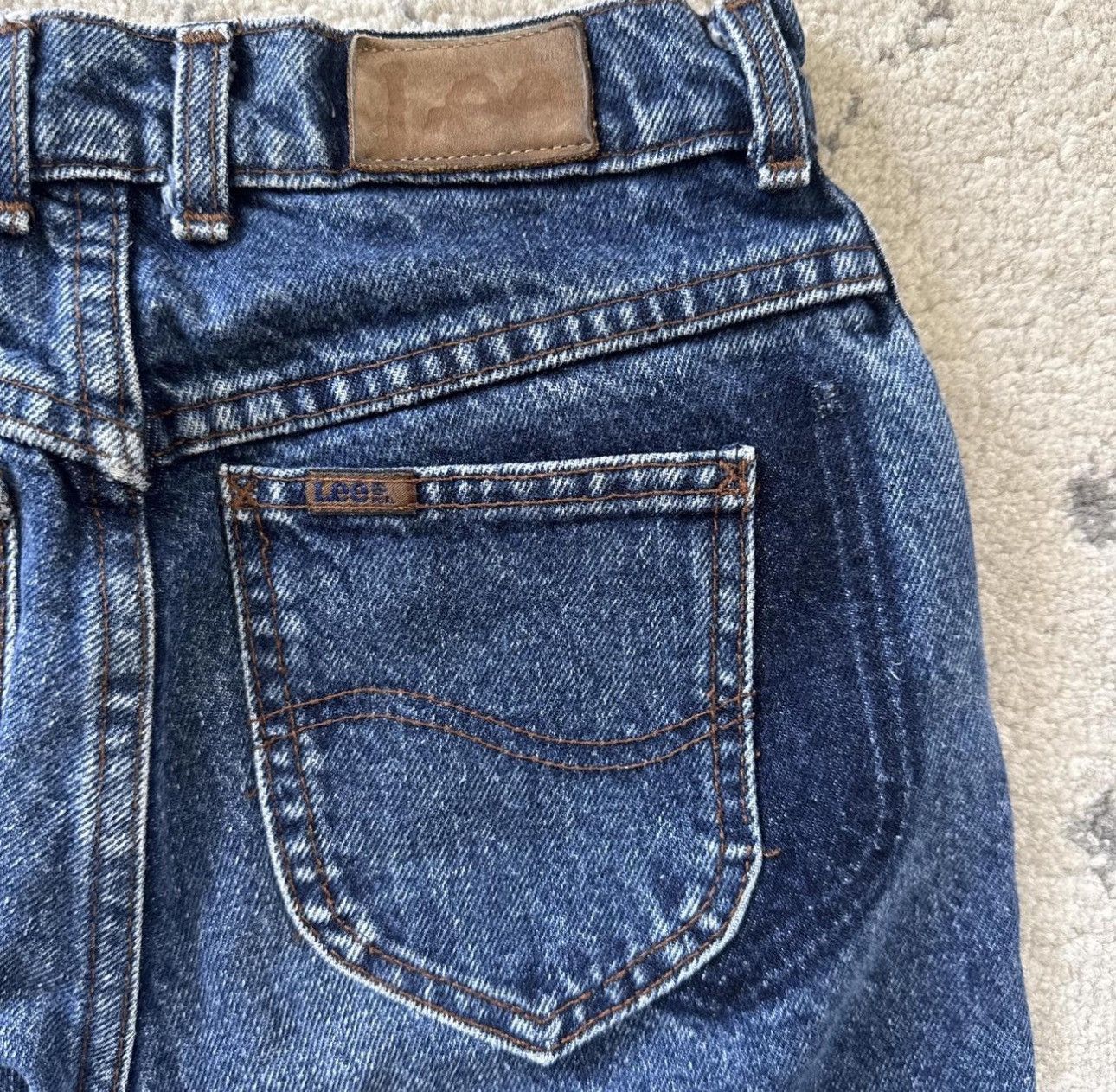 Vintage vintage Lee womens jeans Size 24" / US 00 / IT 34 - 2 Thumbnail