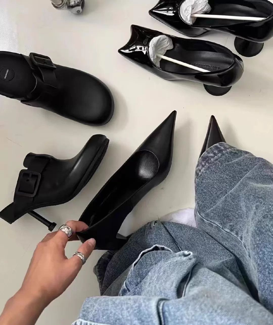 Balenciaga Balenciaga New High Heels 39 In Stock Styling Essential Size US 8.5 / IT 38.5 - 2 Thumbnail