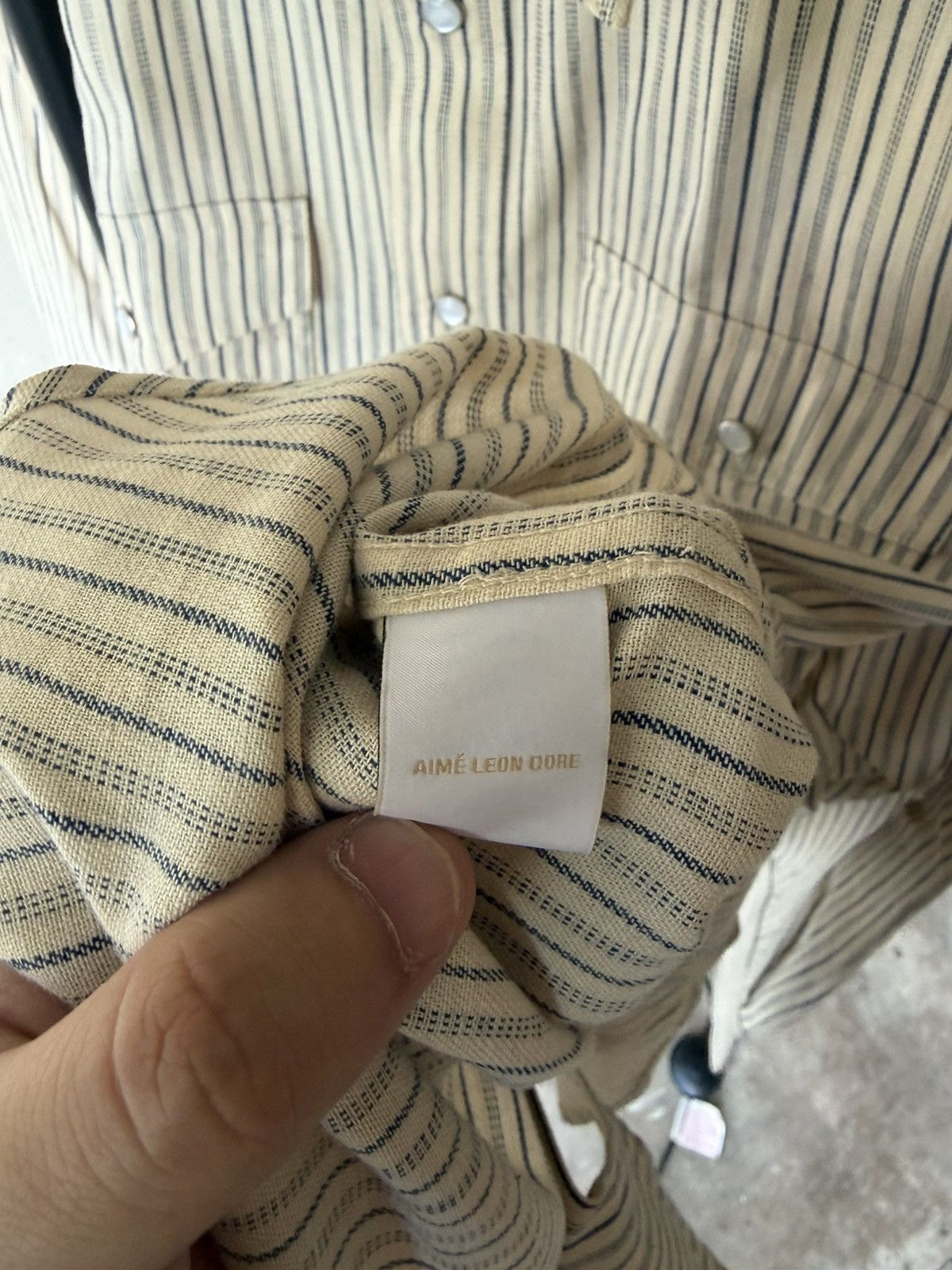 Aime Leon Dore Aime Leon Dore Pearl Snap Shirt Size US L / EU 52-54 / 3 - 4 Thumbnail