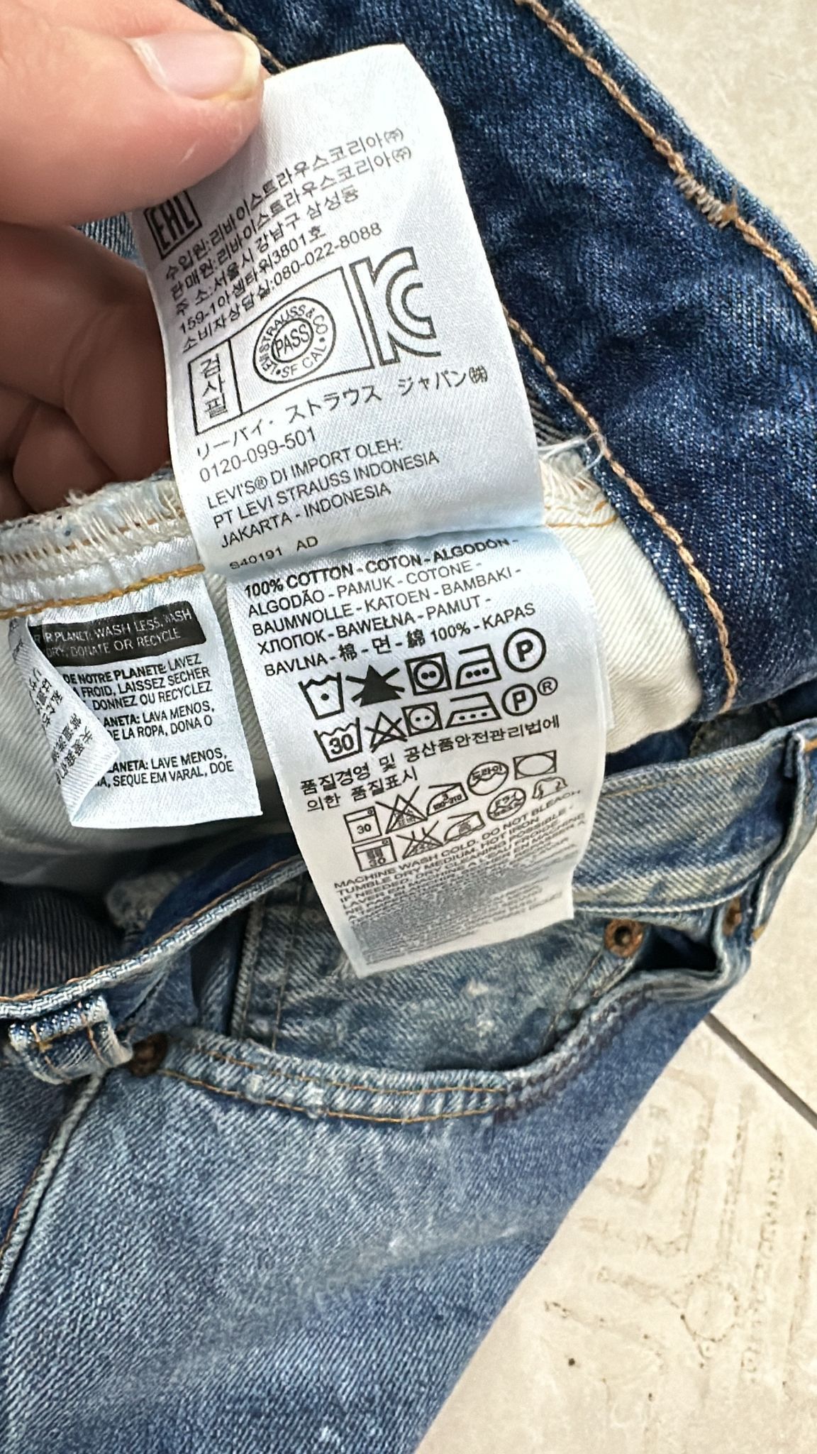 Levi's Vintage Clothing Levis Unreleased LVC 501 1966 Selvedge Jeans W33/L32 Size US 33 - 17 Thumbnail