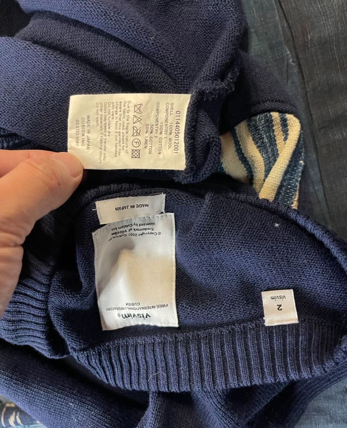 Visvim Visvim 14mw ancient cloth droplet sweater2412-Nextarrow Size US M / EU 48-50 / 2 - 9 Thumbnail