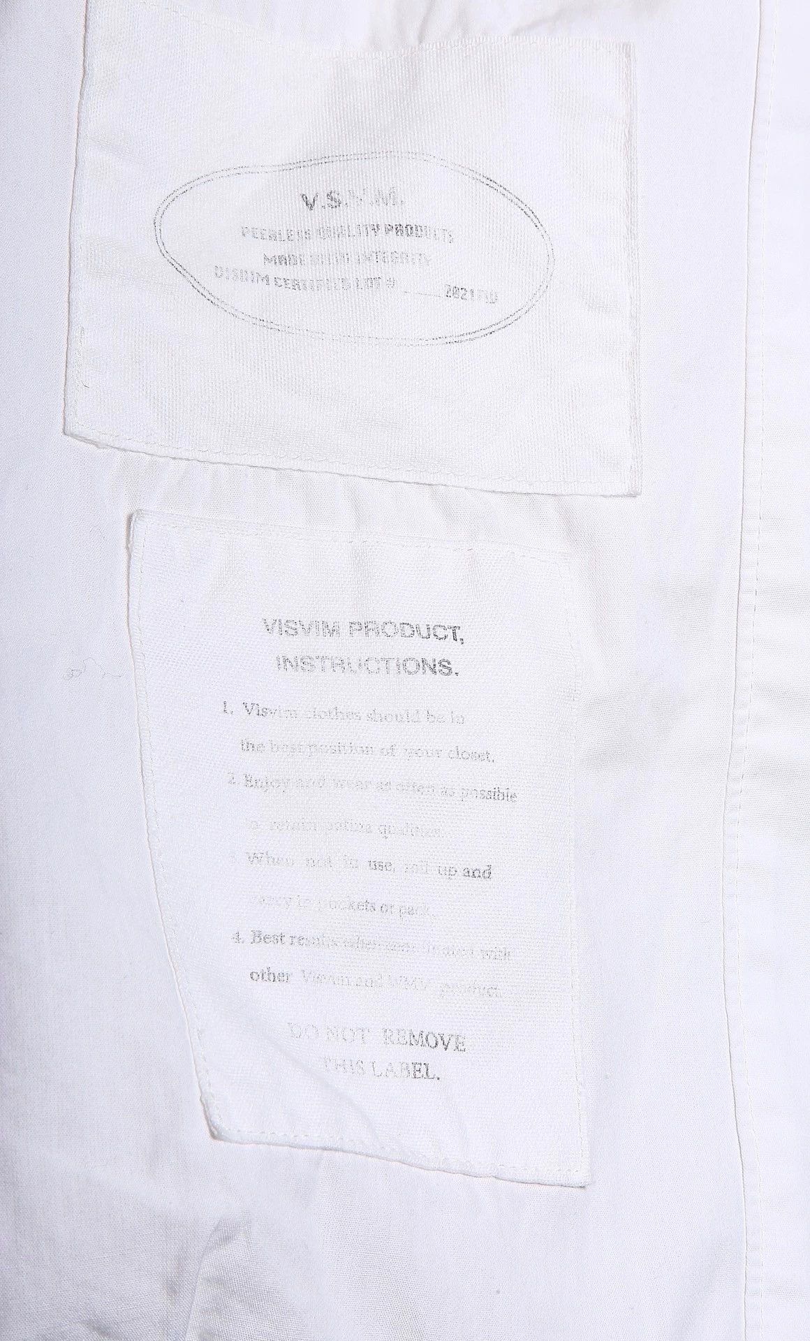 Visvim Visvim 21aw four winds white oversized coat Size US S / EU 44-46 / 1 - 6 Thumbnail