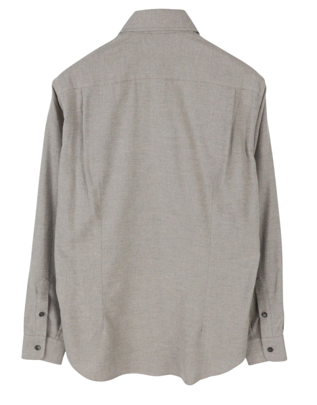SEASE SI033 CAMICA CLASSICA BD 2.0 S Grey Melange 90126 Size US S / EU 44-46 / 1 - 4 Thumbnail