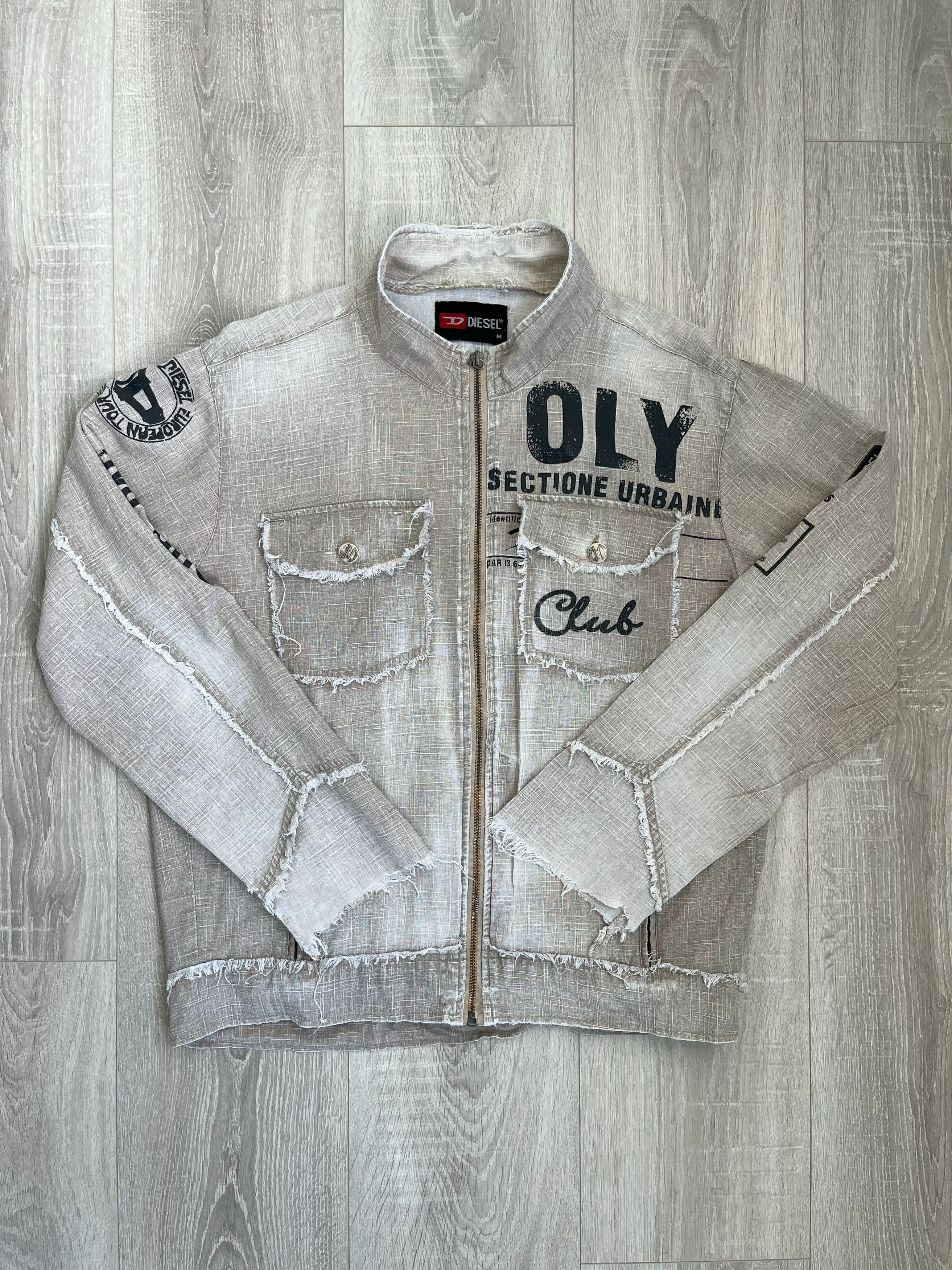 Pre-owned Diesel X Vintage Diesel Light Jacket European Tour Par