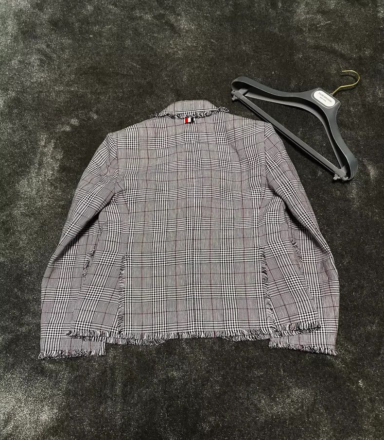 Thom Browne Thom BrowneLinen fur-edged suit jacket 2503-Nextarrow Size XS / US 0-2 / IT 36-38 - 6 Thumbnail
