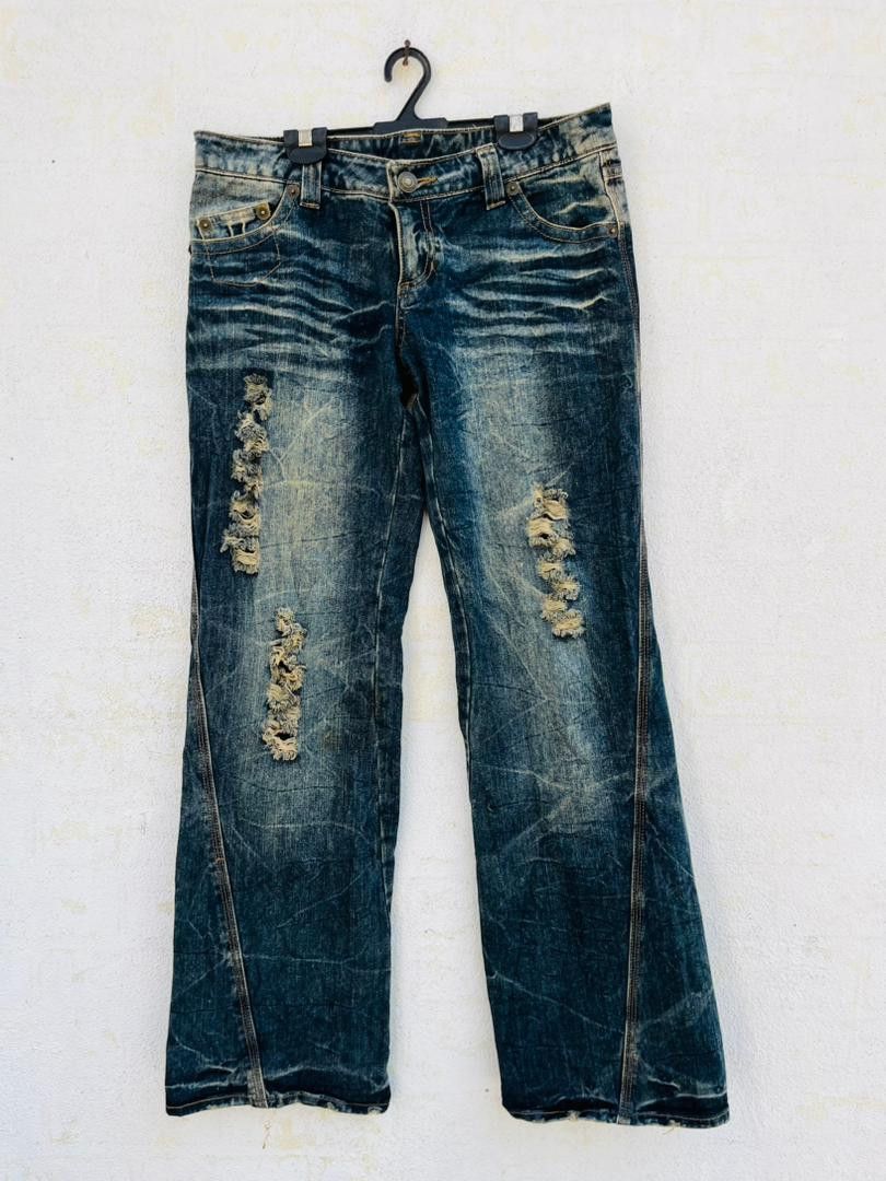 Vintage Japanese Bootcut Designer Fashion Style