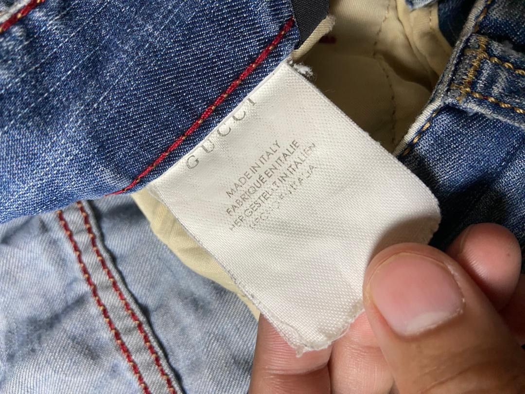 Gucci × New York Yankees New York Yankees + Gucci Straight Fit Jeans (175) Size US 30 / EU 46 - 5 Thumbnail