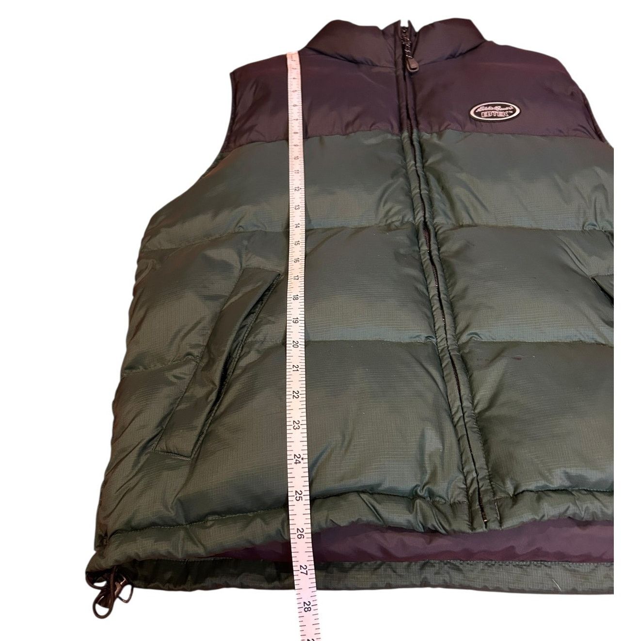 Eddie Bauer Vintage 90s EDDIE BAUER Green Black EBTEK Down Vest Medium Size US M / EU 48-50 / 2 - 5 Thumbnail