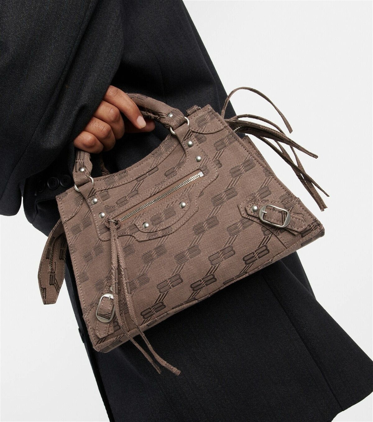Balenciaga Balenciaga Neo Cagole City XS Canvas Tote Bag Size ONE SIZE - 2 Thumbnail