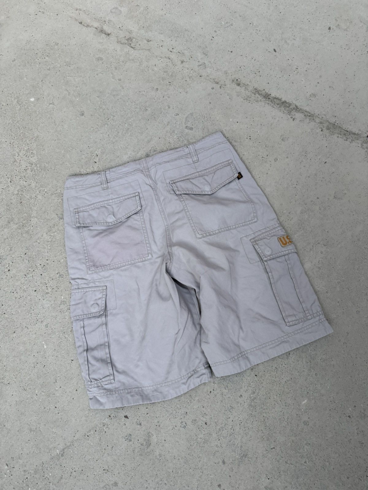 Alpha Industries VINTAGE ALPHA INDUSTRIES CARGO SHORTS US ARMY Size US 32 / EU 48 - 8 Thumbnail
