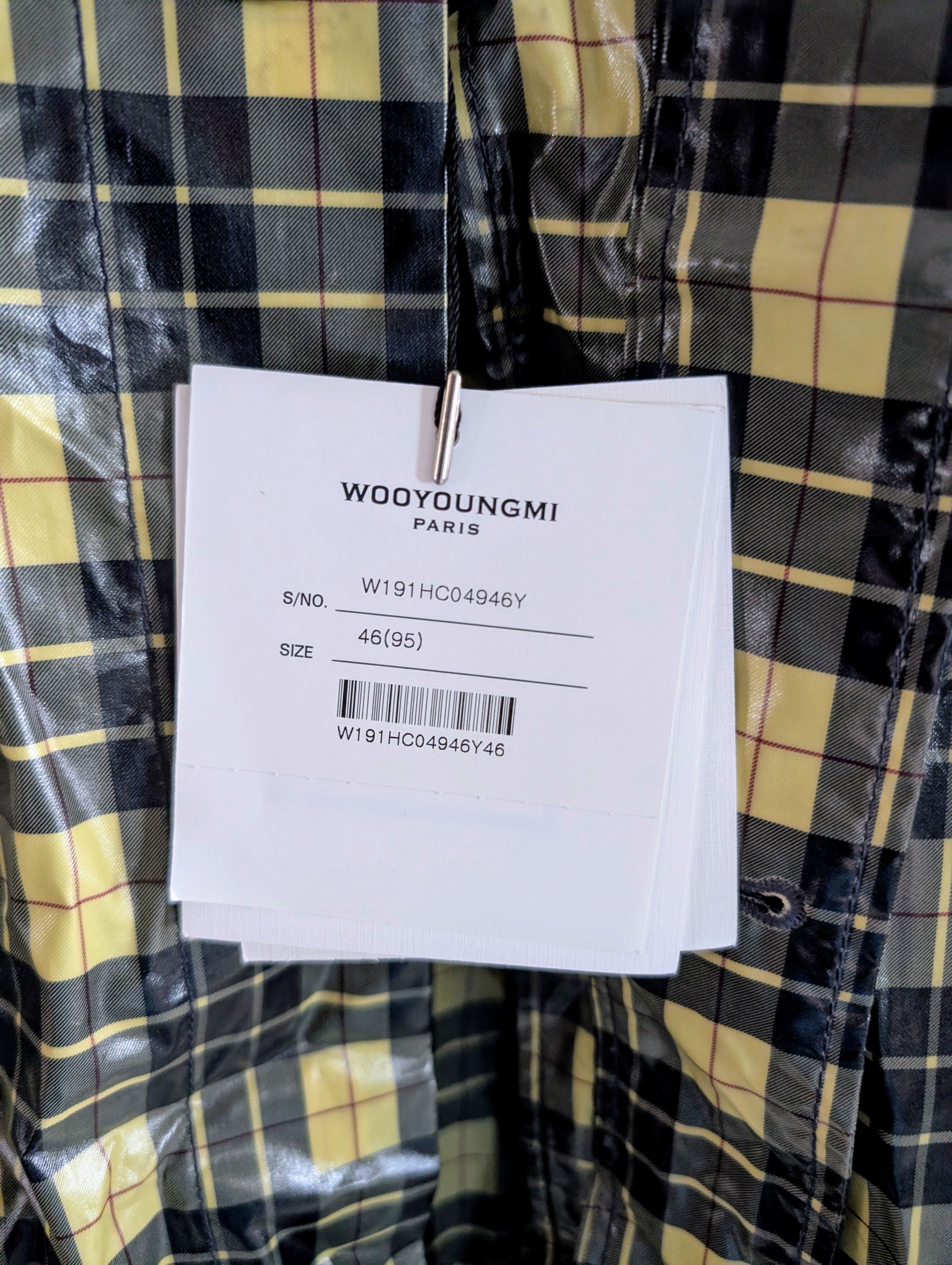 Wooyoungmi WOOYOUNGMI PARIS RAIN COAT Size US S / EU 44-46 / 1 - 3 Thumbnail