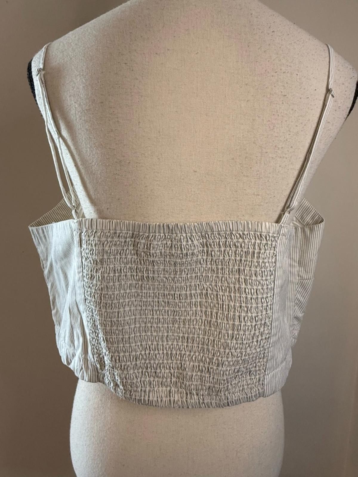 Other Banana Republic Factory preppy striped crop top SZ XL Size XL / US 12-14 / IT 48-50 - 3 Thumbnail