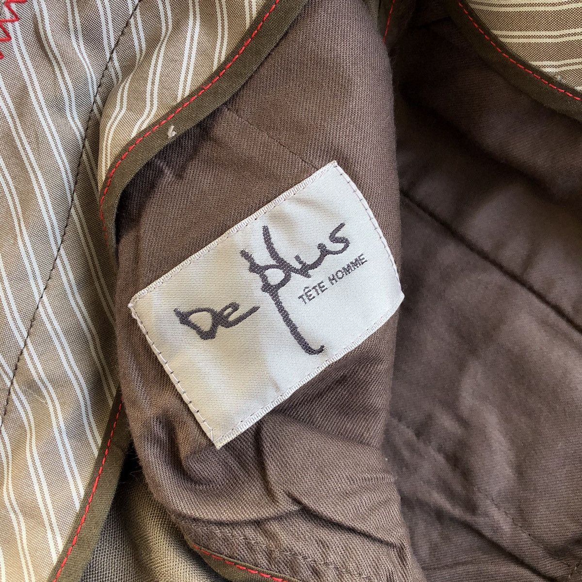 Japanese Brand × Tete Homme De Plus TETE HOMME Brown Chino Pants Size US 30 / EU 46 - 9 Thumbnail