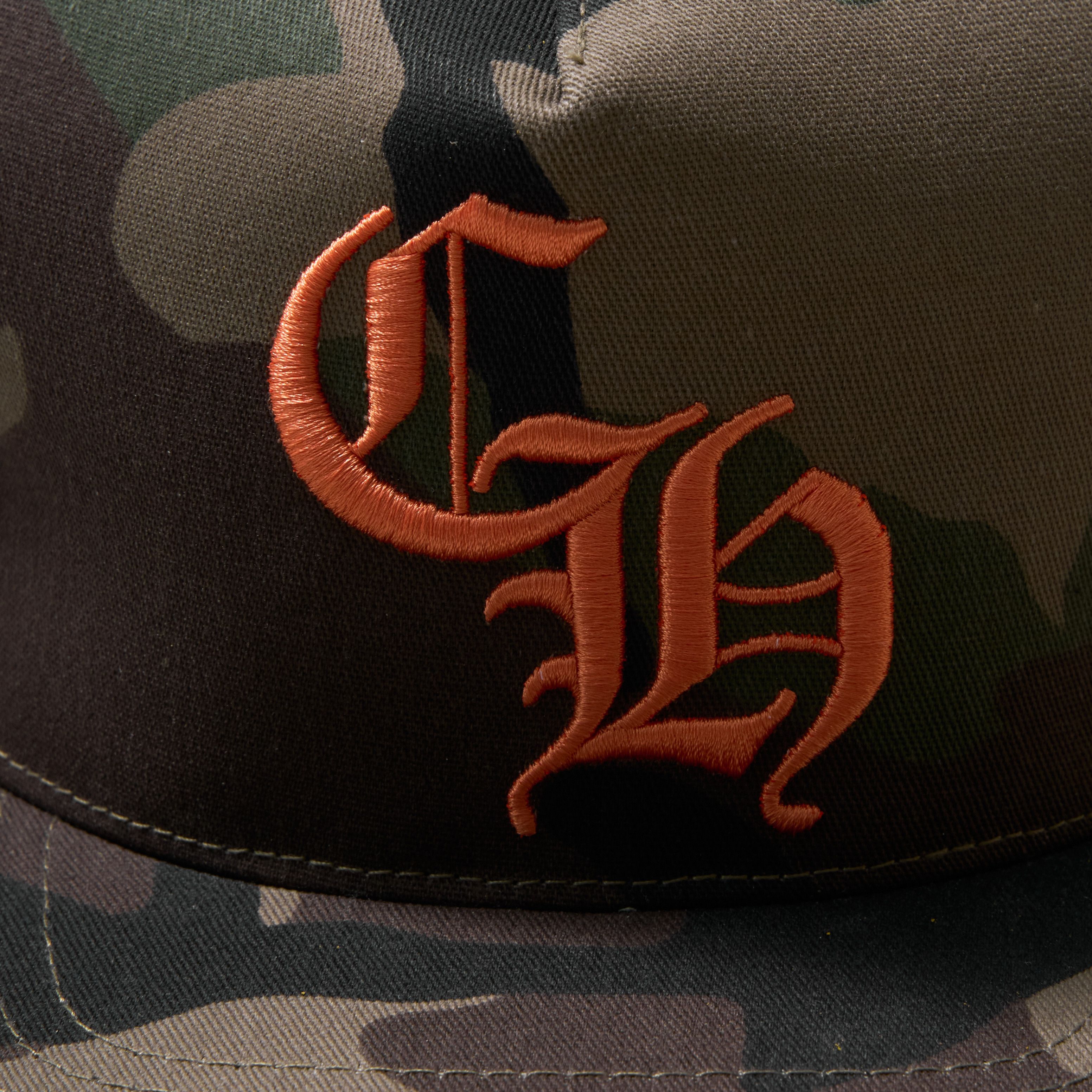 帽子 Chrome Hearts 3star Leather Patch Chrome Hearts CAMO 3 Star Leather Patch Trucker Cap is