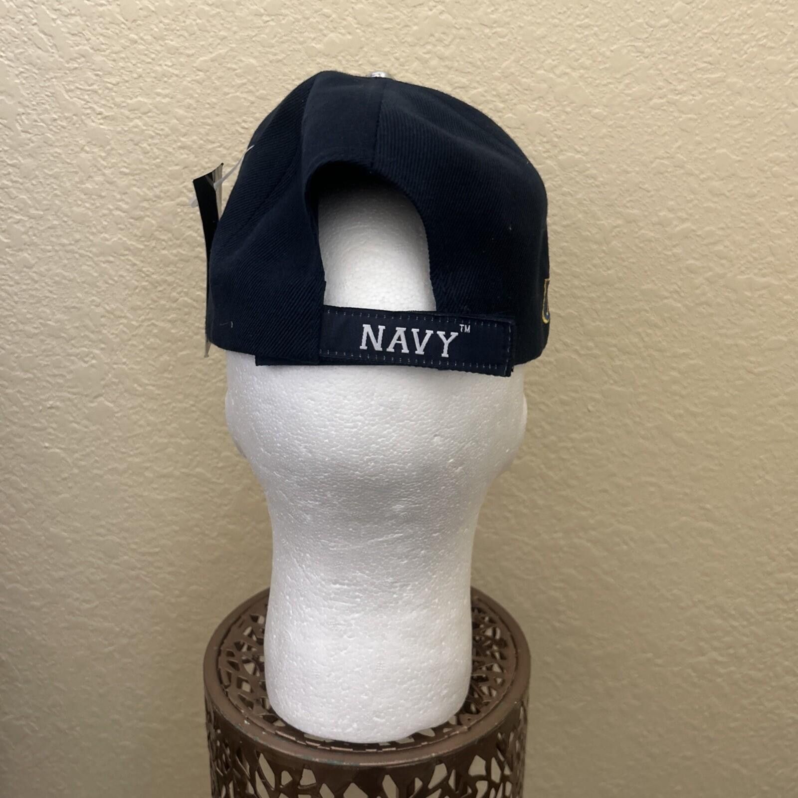 Other U.S. NAVY RETIRED Cap Blue Embroidered LOGO Adjust US Naval Size ONE SIZE - 4 Thumbnail
