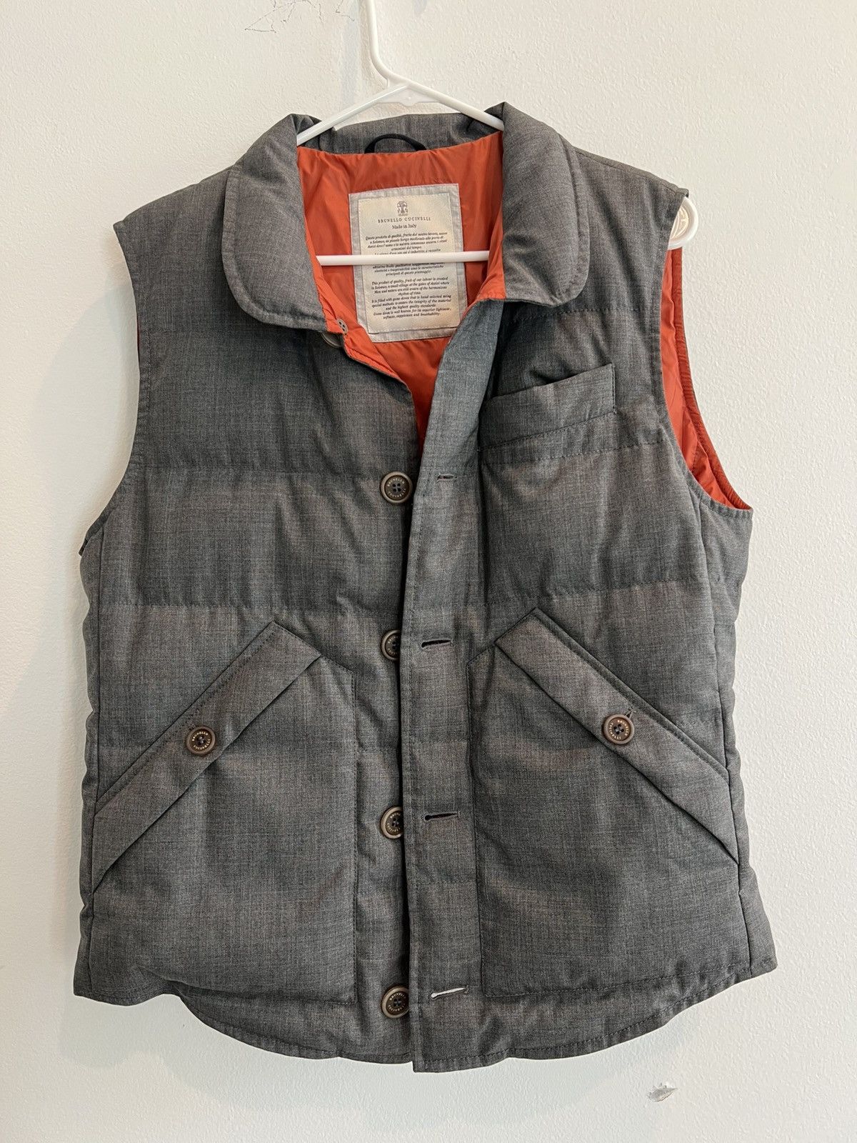 Brunello Cucinelli Brunello Cucinelli Vest - Cashmere, Wool & Goose Down Size US M / EU 48-50 / 2 - 3 Thumbnail