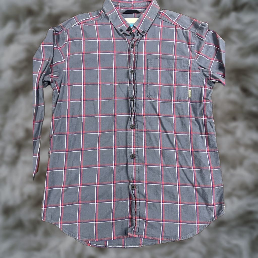 Vintage Columbia Plaid Long Sleeve Shirt Button-Up Mens M Blue Red Size US M / EU 48-50 / 2 - 1 Thumbnail