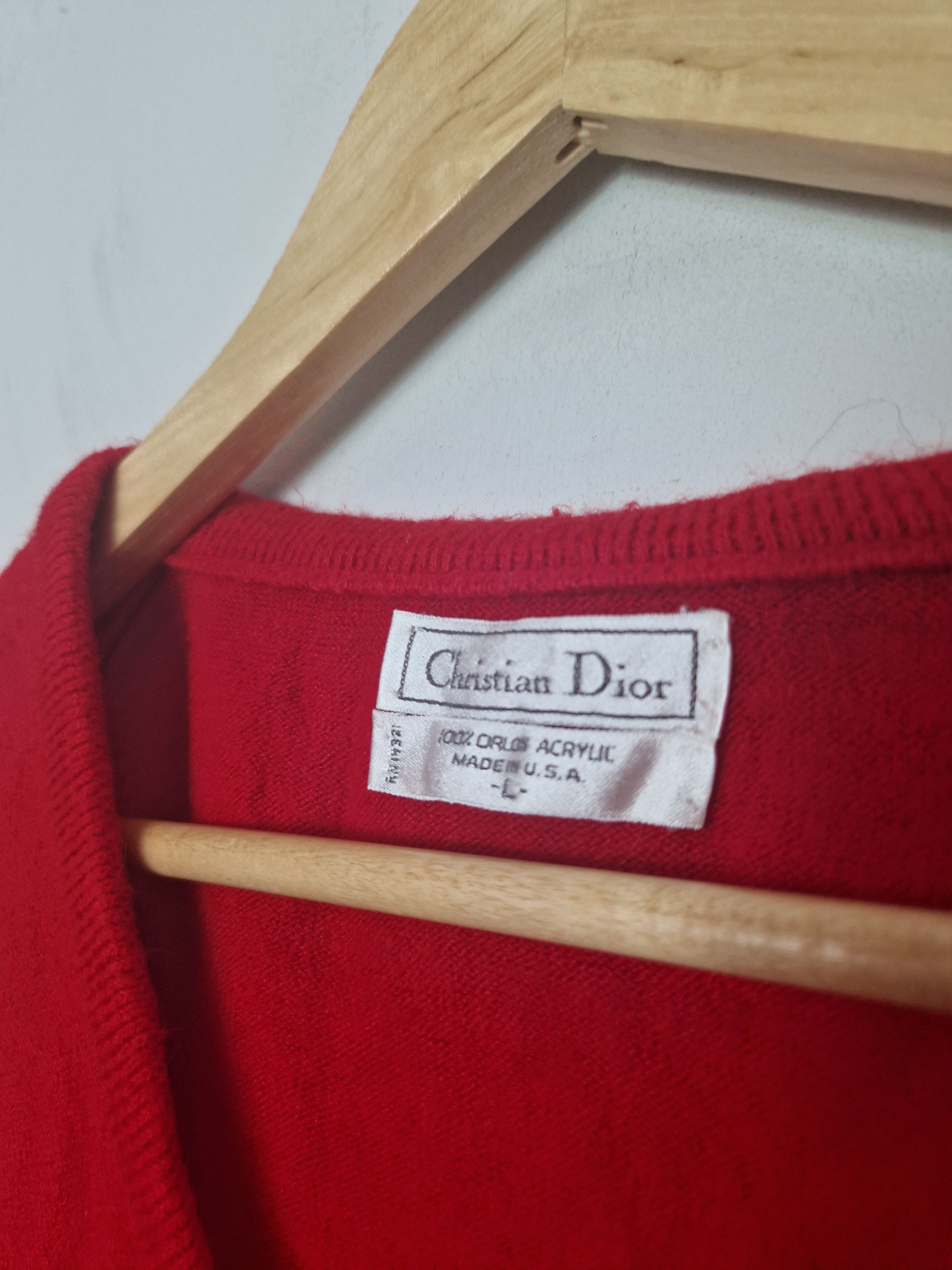 Dior × Hedi Slimane Dior vintage knitted vest Size US L / EU 52-54 / 3 - 5 Thumbnail