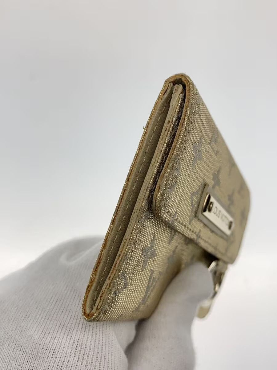 Louis Vuitton Louis Vuitton Monogram Shine Porte Monnaie Canvas Gold Size ONE SIZE - 6 Thumbnail