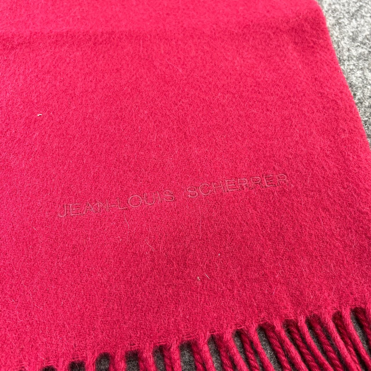 Jean-Louis Scherrer × Vintage Jean Louis Scherrer Scarf / Muffler / Neckwear T705 Size ONE SIZE - 7 Thumbnail