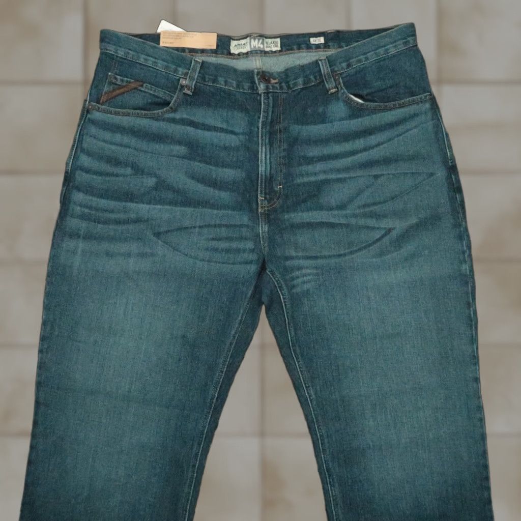 Ariat Ariat Jeans Mens 42x30 Blue M4 Relaxed Boot Cut Workwear Kilroy Medium Wash NWT Size US 42 / EU 58 - 1 Thumbnail