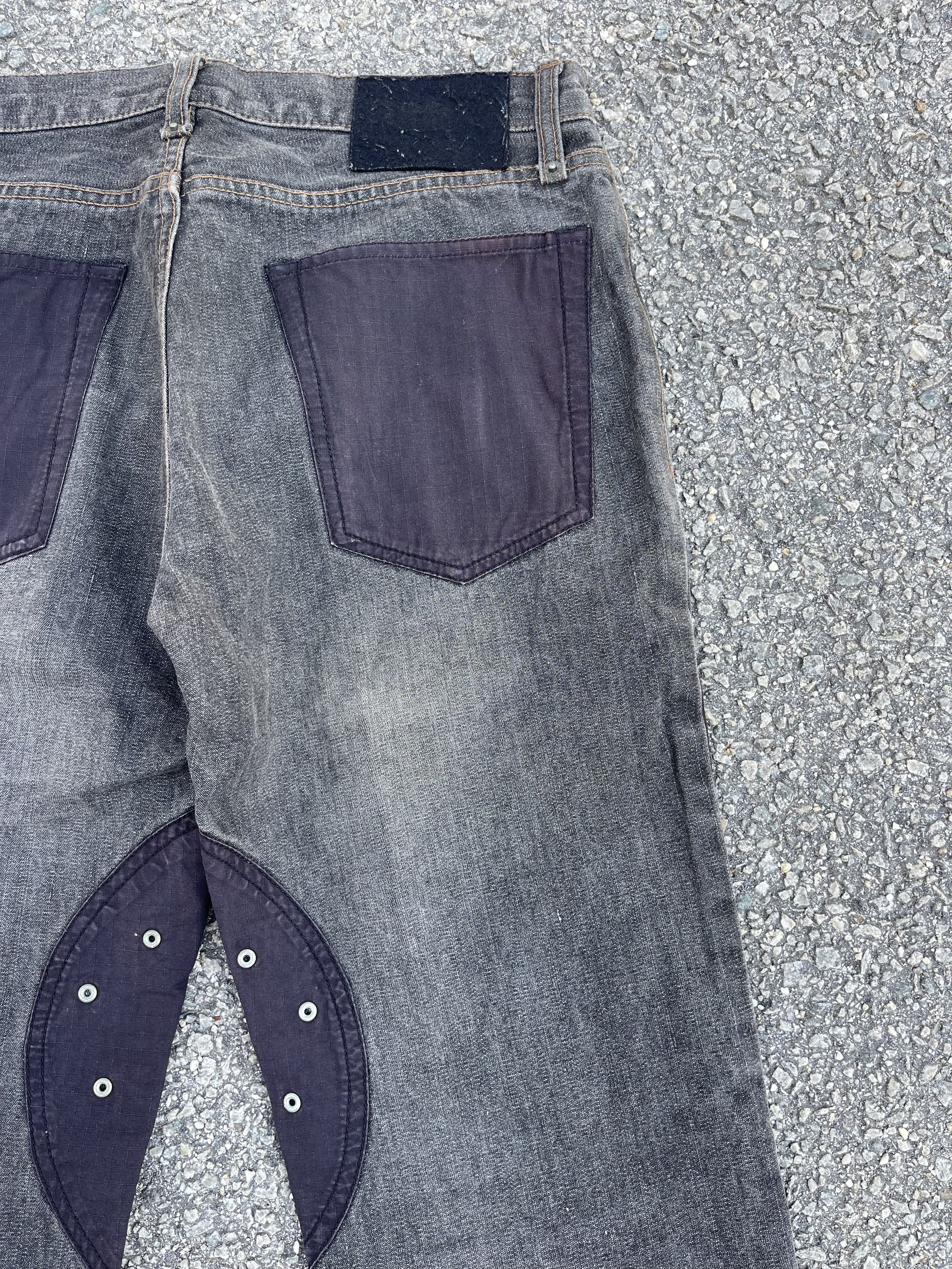 If Six Was Nine × Le Grande Bleu (L.G.B.) × PPFM Vintage PPFM Knee Pocket Faded Style Size US 30 / EU 46 - 15 Thumbnail