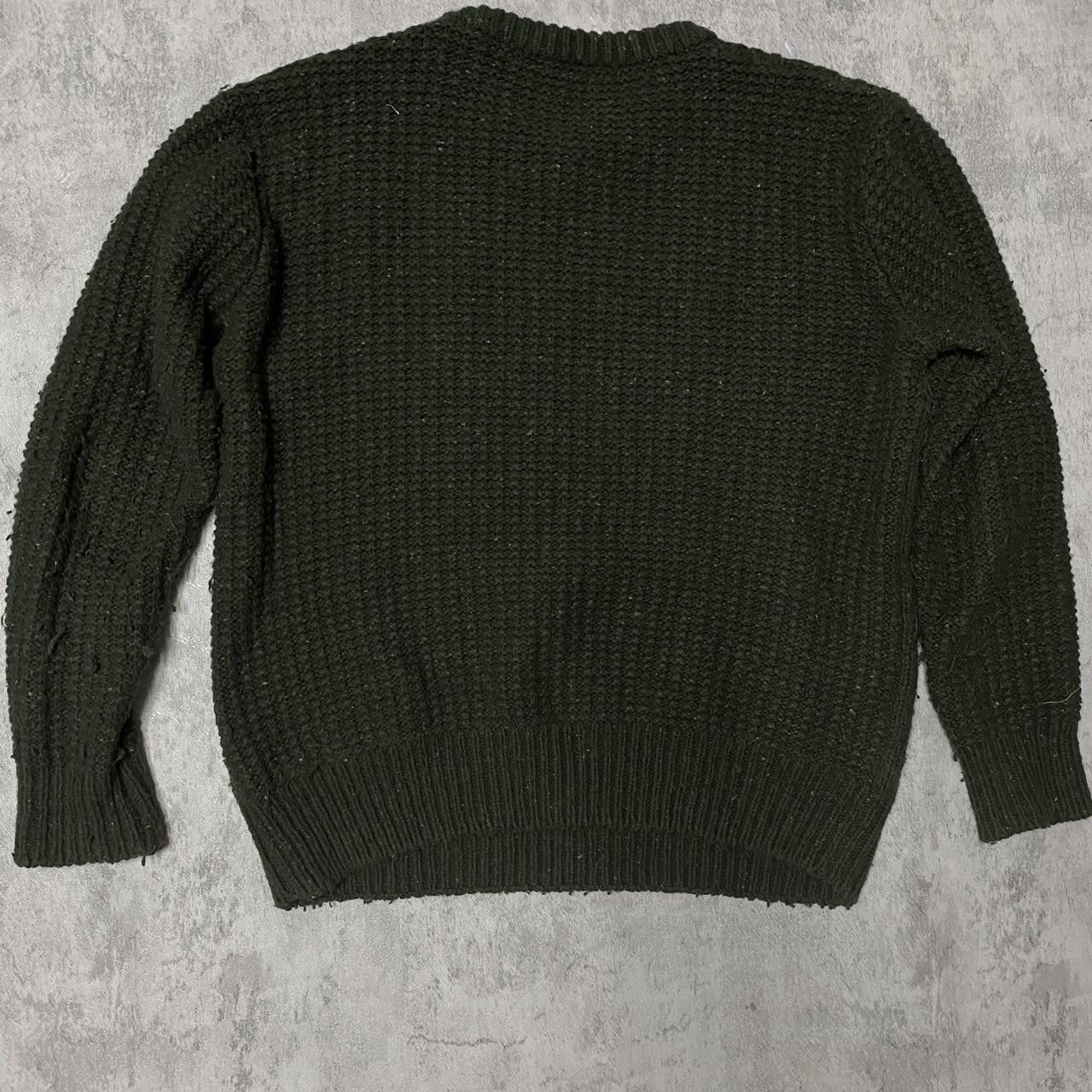 Other Dark green 100% wool cable knit sweater #cableknit wool Size US M / EU 48-50 / 2 - 3 Thumbnail