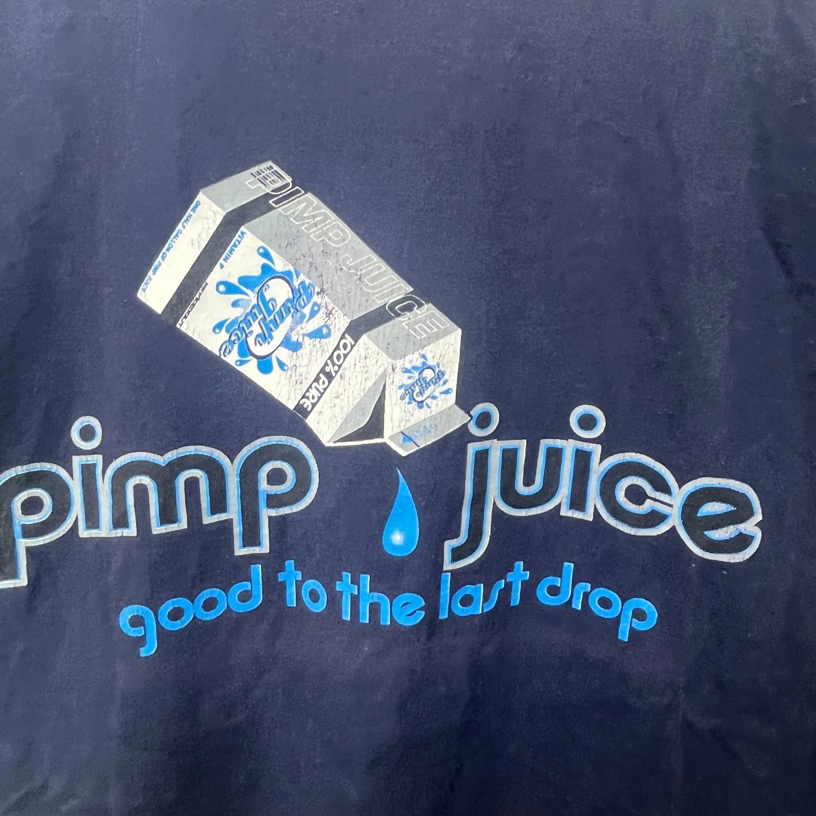 Vintage Vintage Pimp Juice Y2K Hip Hop Baggy T Shirt 2XL Nelly Size US XXL / EU 58 / 5 - 5 Thumbnail