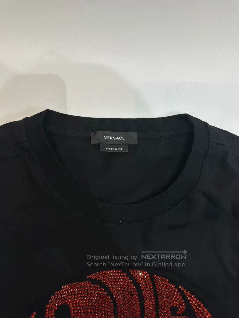 Versace Versace Crystal letter crew neck pullover short-sleeved T- Size US XXL / EU 58 / 5 - 3 Thumbnail