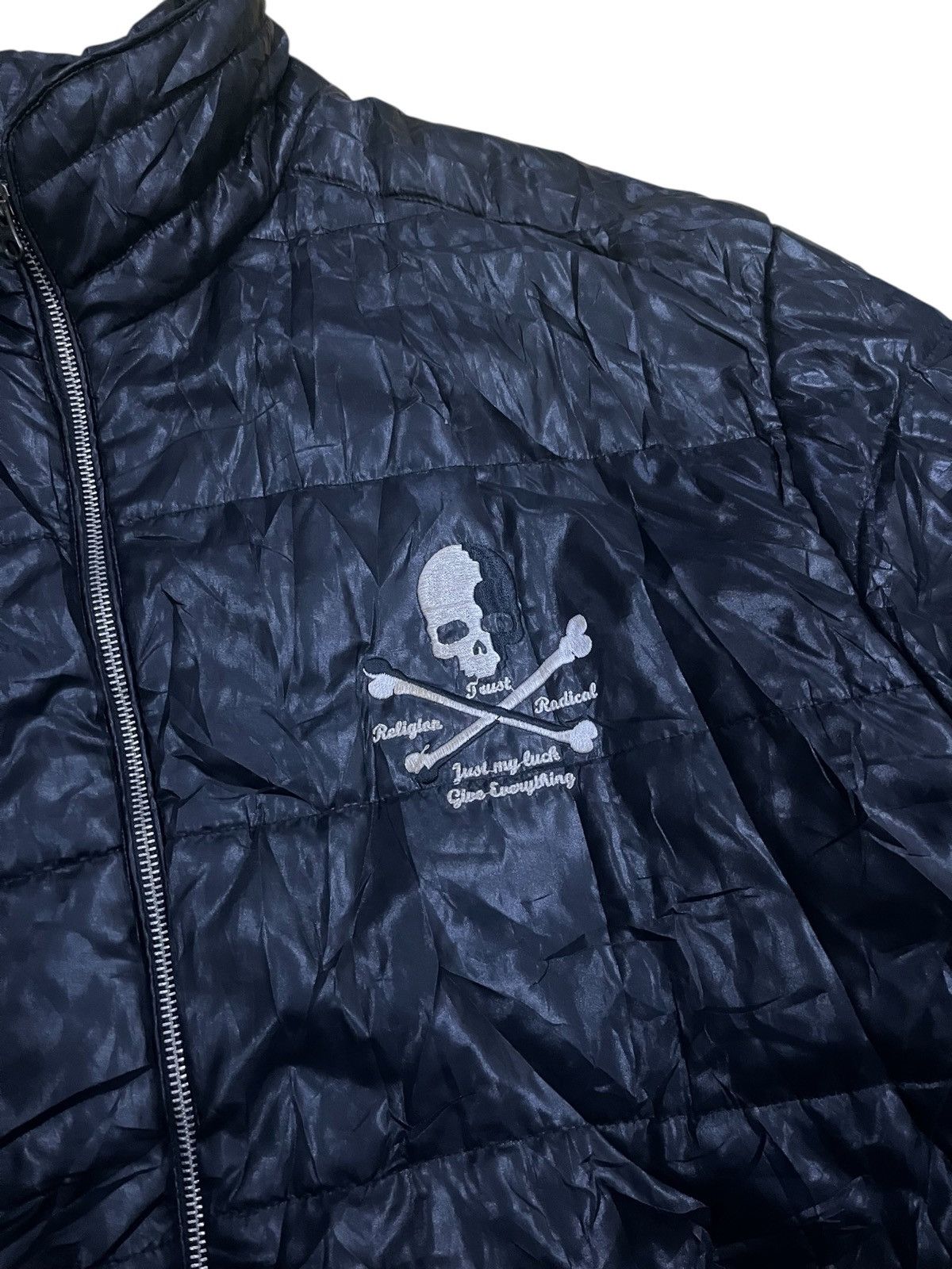 Japanese Brand Archive Skull Jaket Gloss Gal man big brother Y2K 5L Size US XXL / EU 58 / 5 - 7 Thumbnail