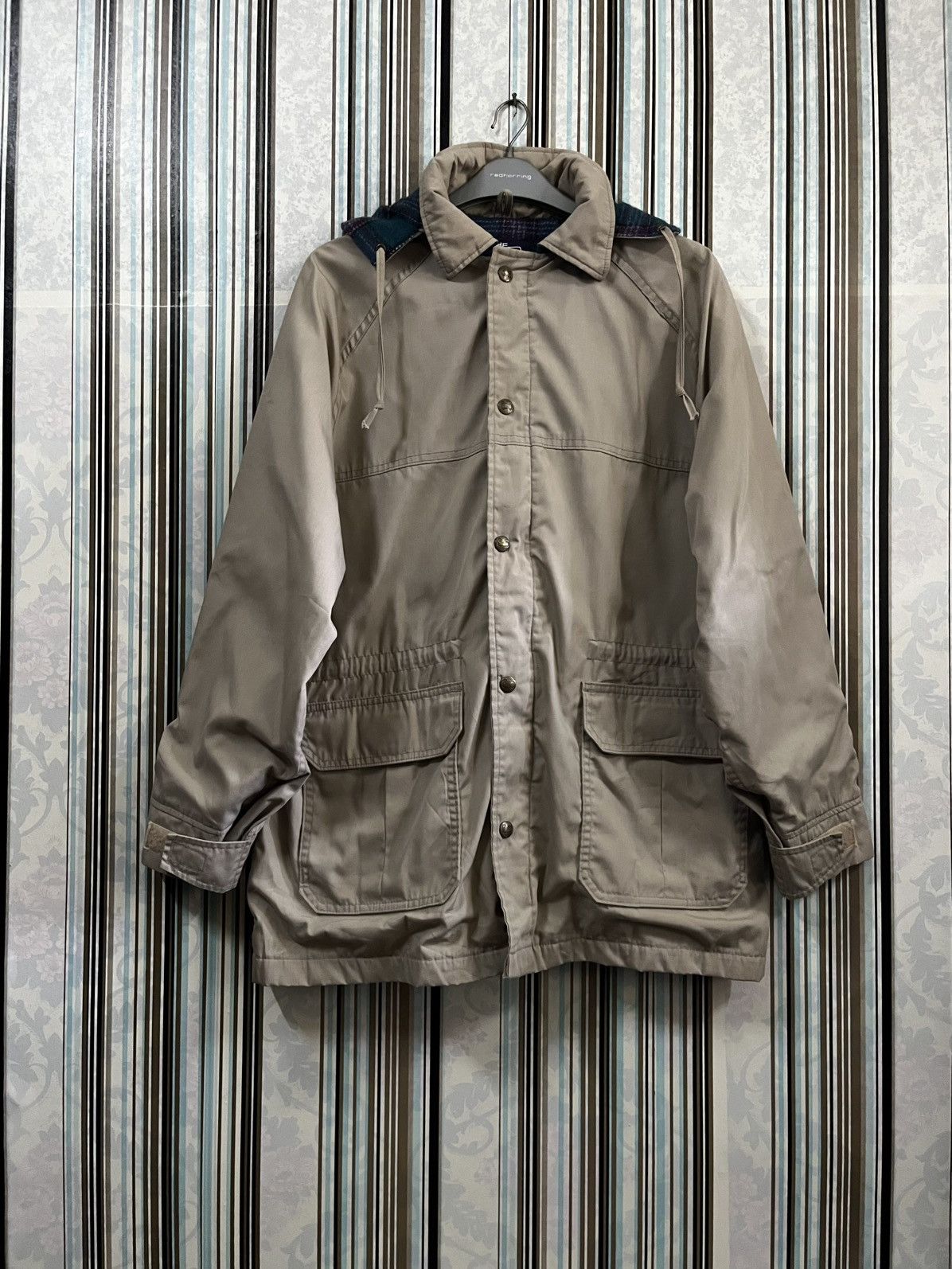 Woolrich Woolen Mills 1990s The woolrich tartan attached hood #H4 Size L / US 10 / IT 46 - 3 Thumbnail