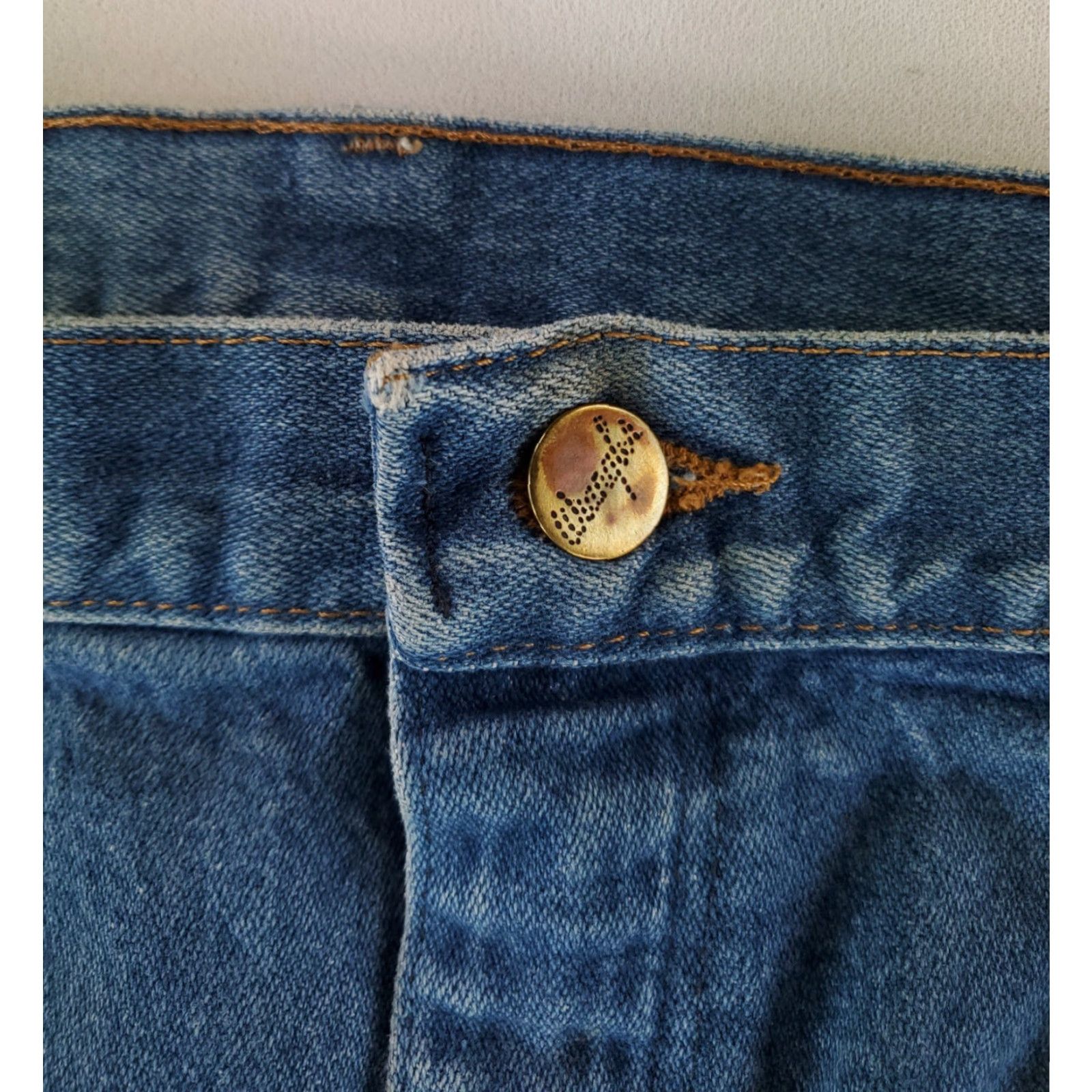 Wrangler VINTAGE Wrangler Jeans Blue Mens 38x34 32 Inseam VTG 90s Straight Jeans 38 Mens Blue Size US 38 / EU 54 - 4 Thumbnail