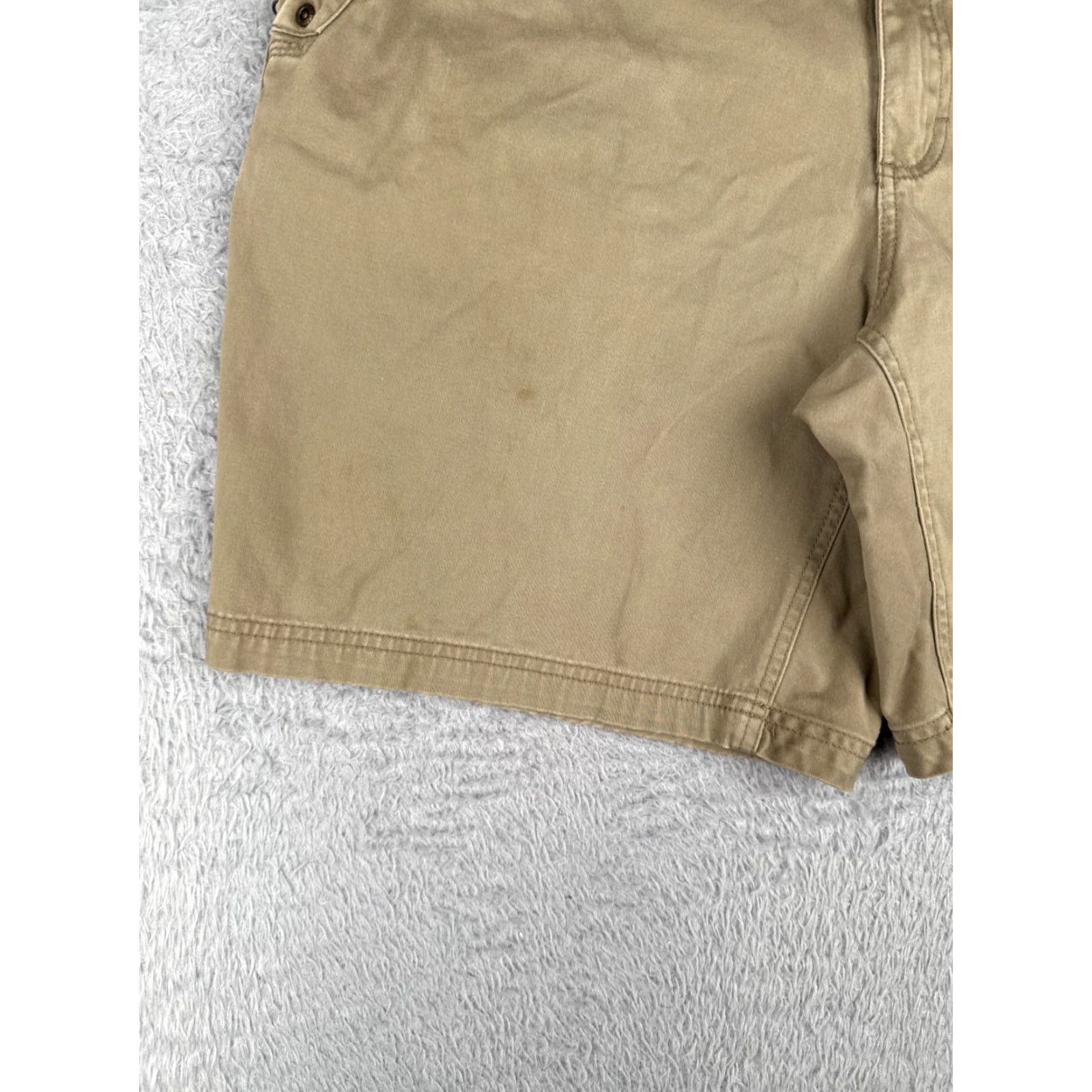 Vintage Cabela's Men's Shorts - Chino, 36x9, Beige, Cotton Canvas, Casual Hiking Camping, Regular Fit, Zip Fly, Pockets, 9" Inseam, Outdoor Gear, Mens Size US 36 / EU 52 - 3 Thumbnail